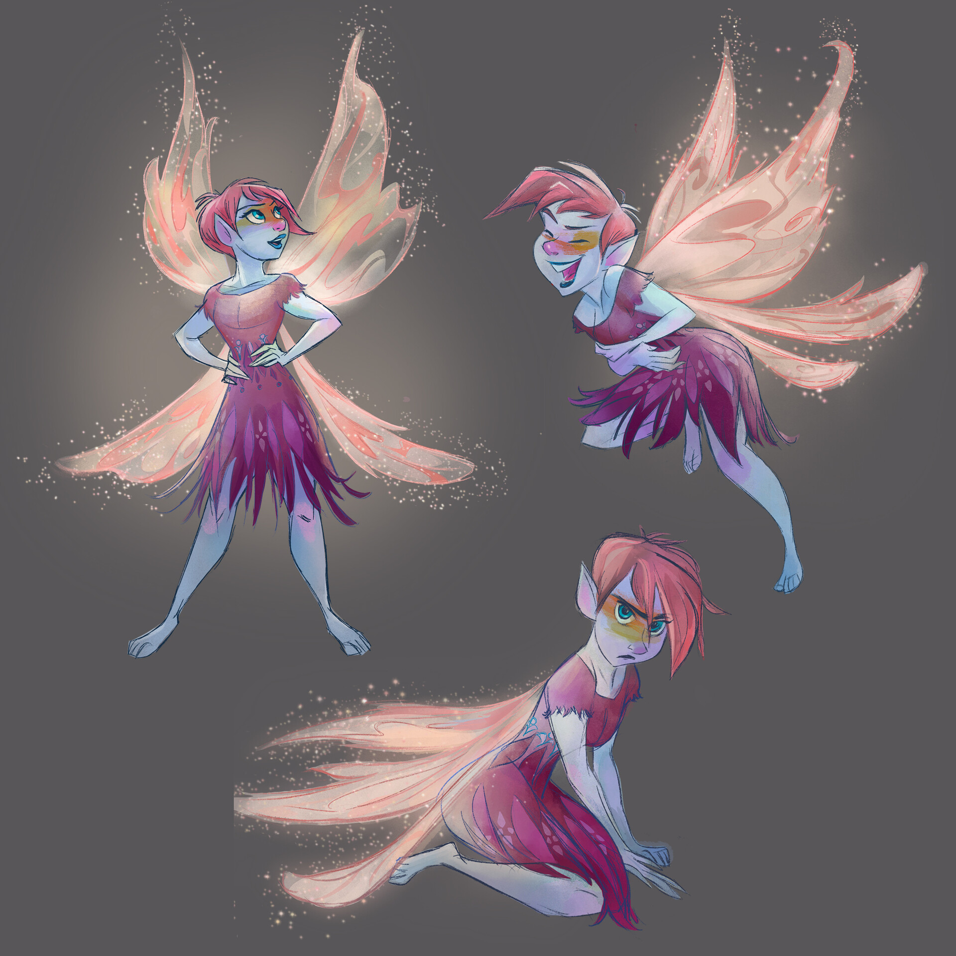 ArtStation Fairy studies