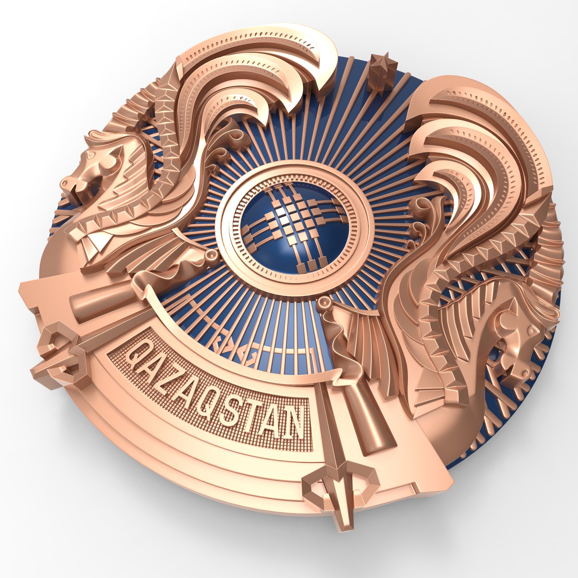 Герб казахстана рисунок