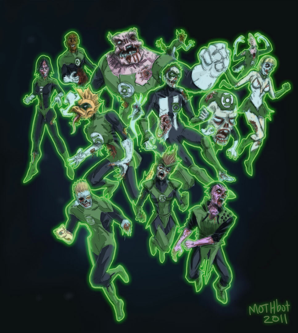 An infected Green Lantern corpse. ;P