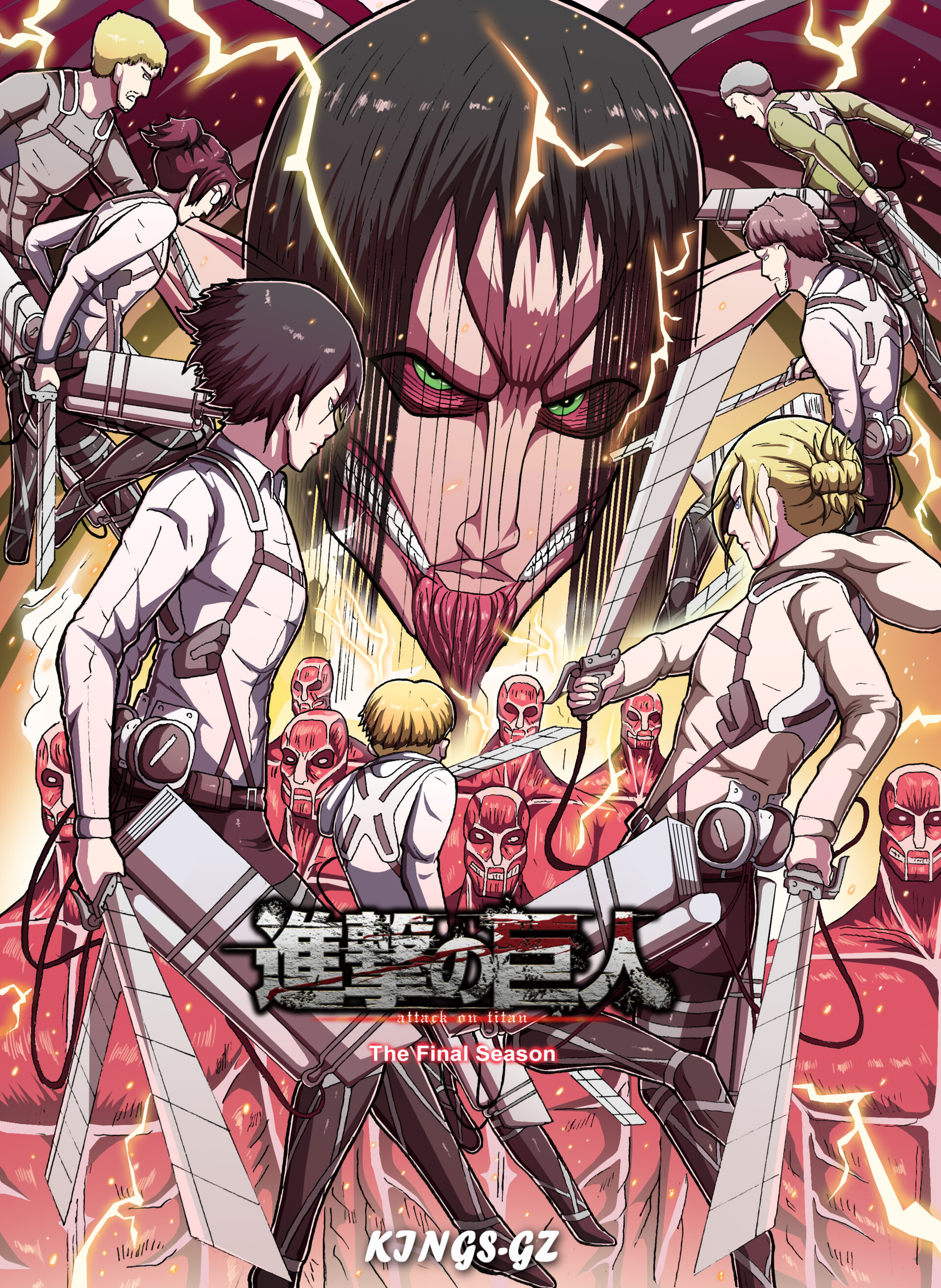 Artstation Attack On Titan Artwork P3 Attack On Titan Season4 The Final Season Kings Gz