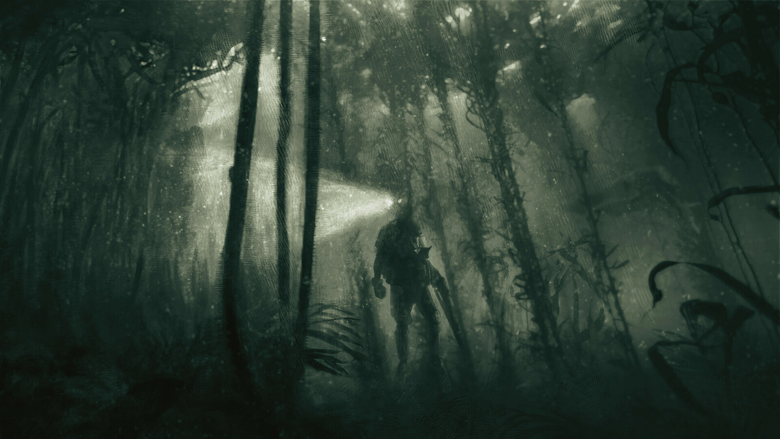 Kelp Forest Concept Art by Andrew Grech 