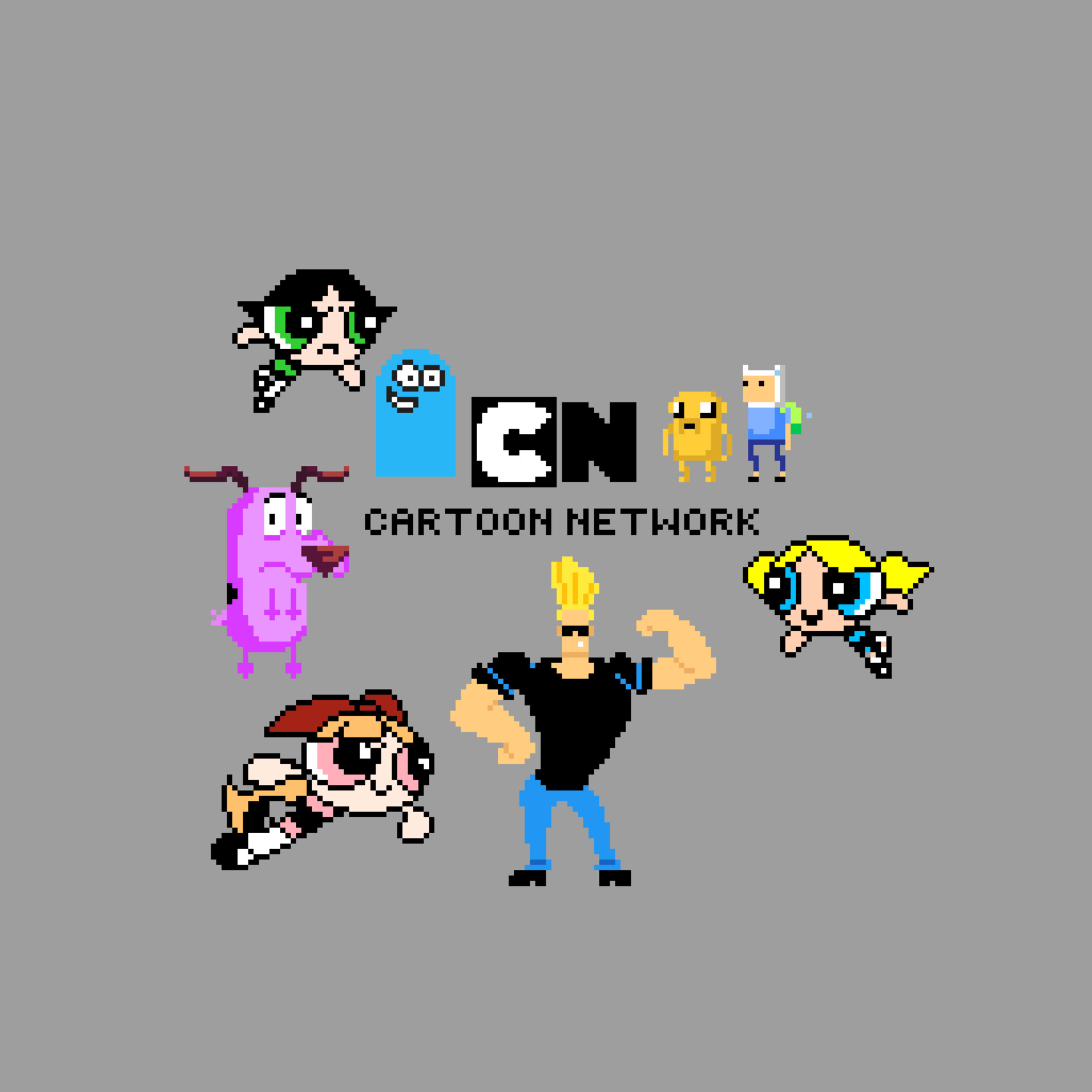 i made my favourite cartoon network characters with pixel art : r/cartoons