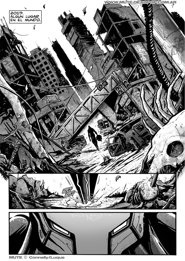ArtStation MUTE COMIC SEQUENTIAL PAGES