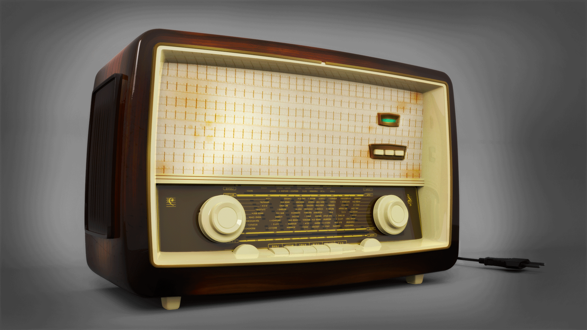 Artstation Old Radio Beatriz G W
