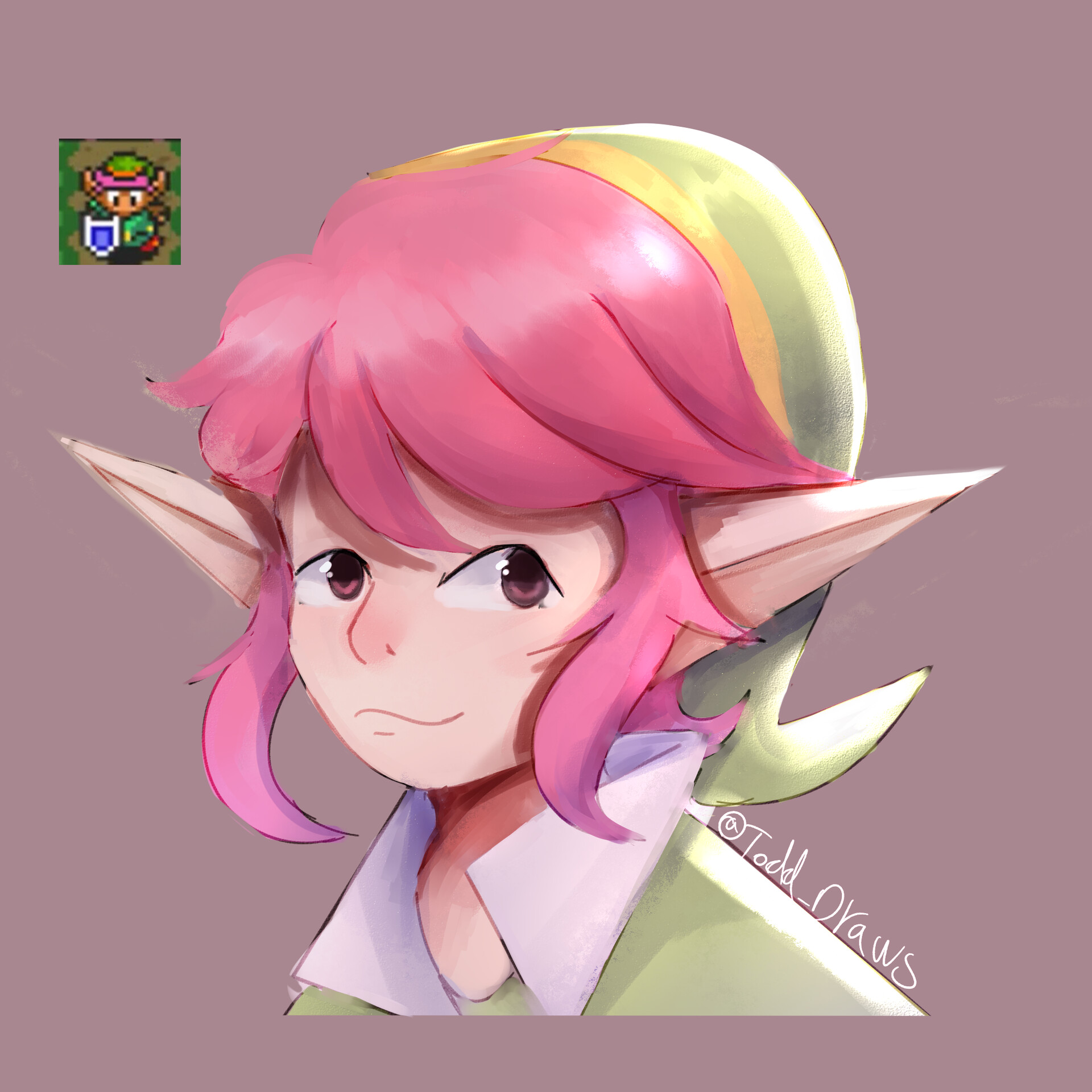 ArtStation Pink Hair Link