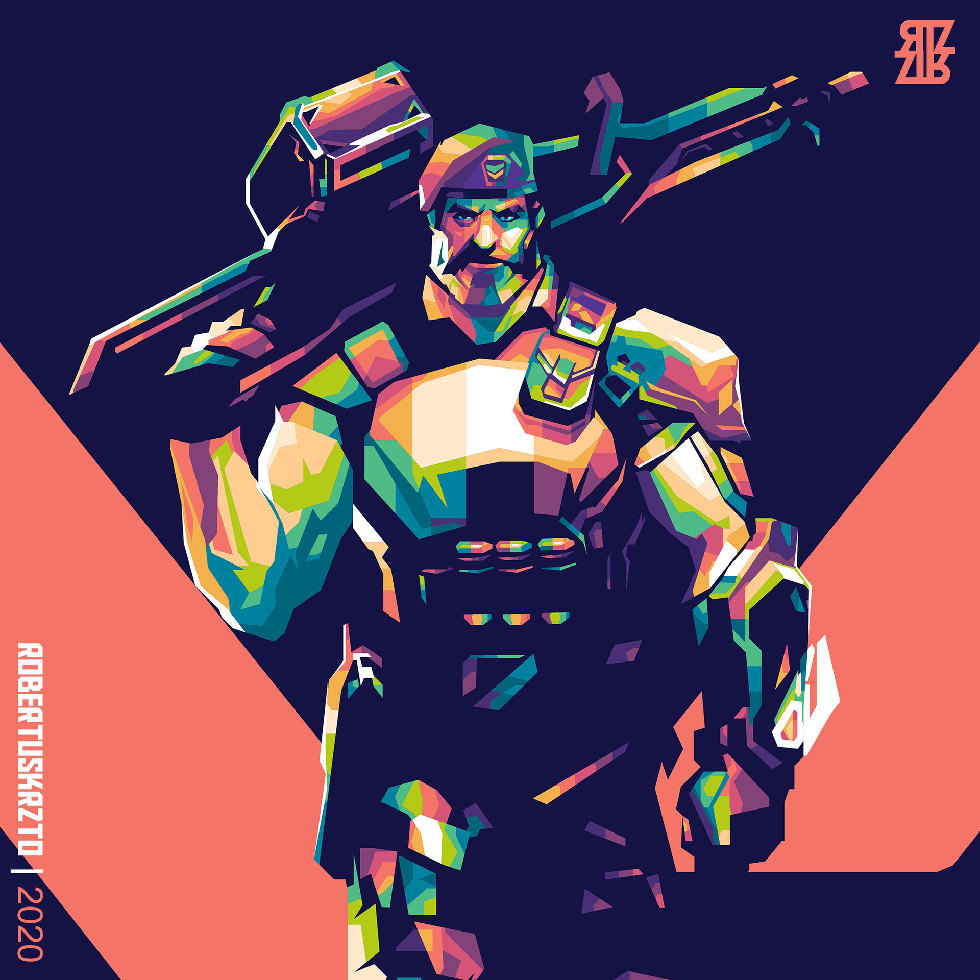 ArtStation Valorant Brimstone