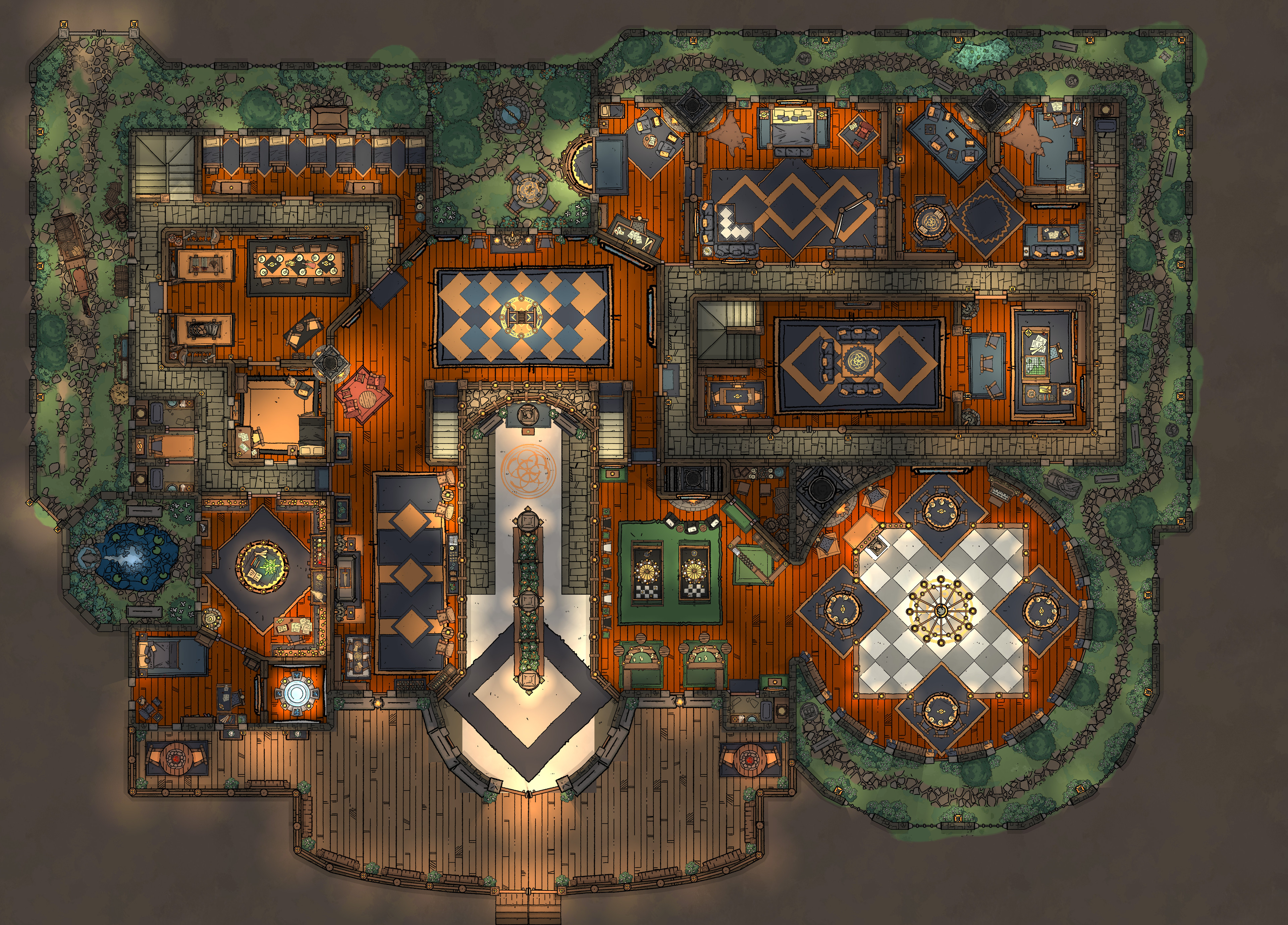 2nd Floor of Wealthy Noble Estate 1