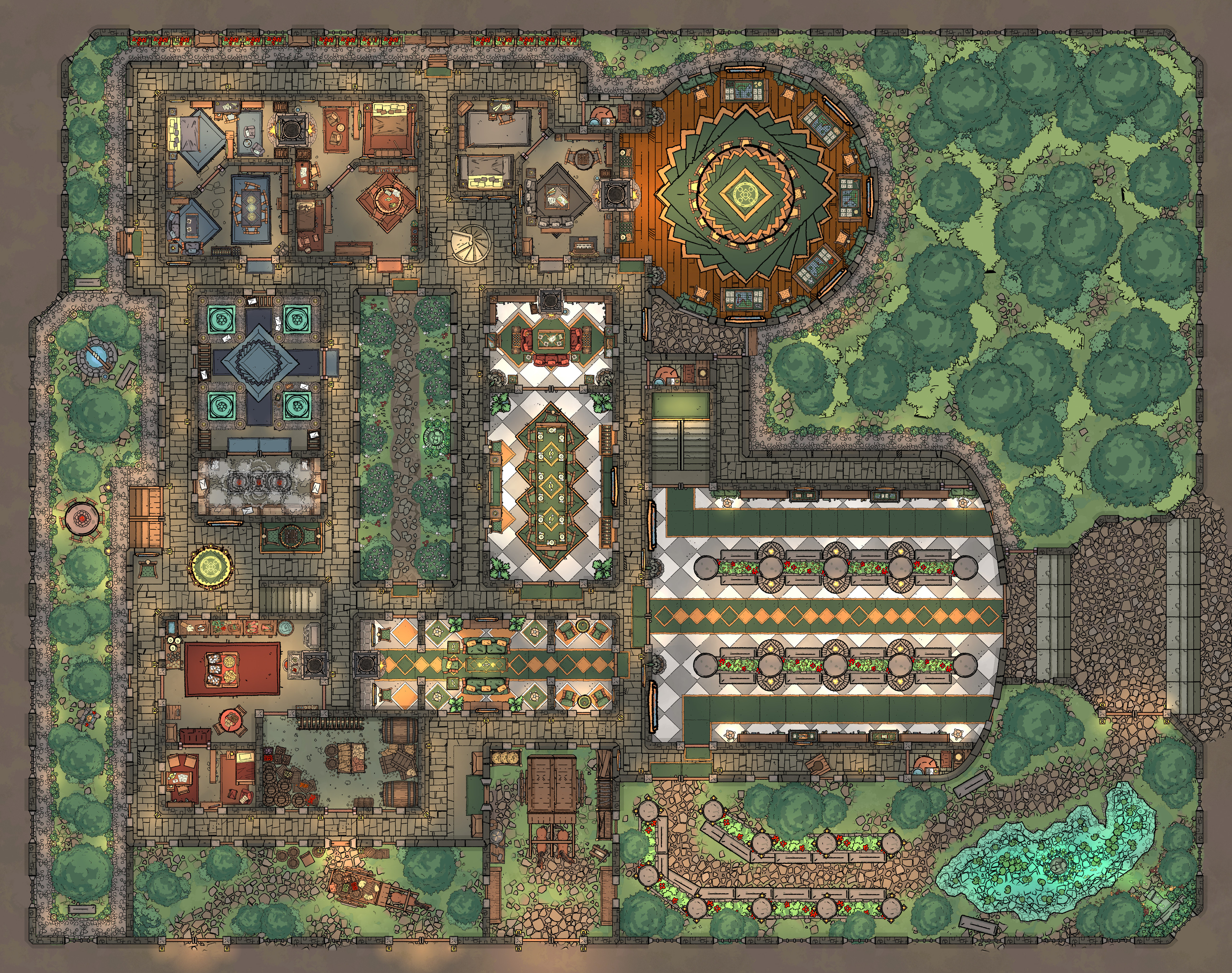 1st Floor of Wealthy Noble Estate 3