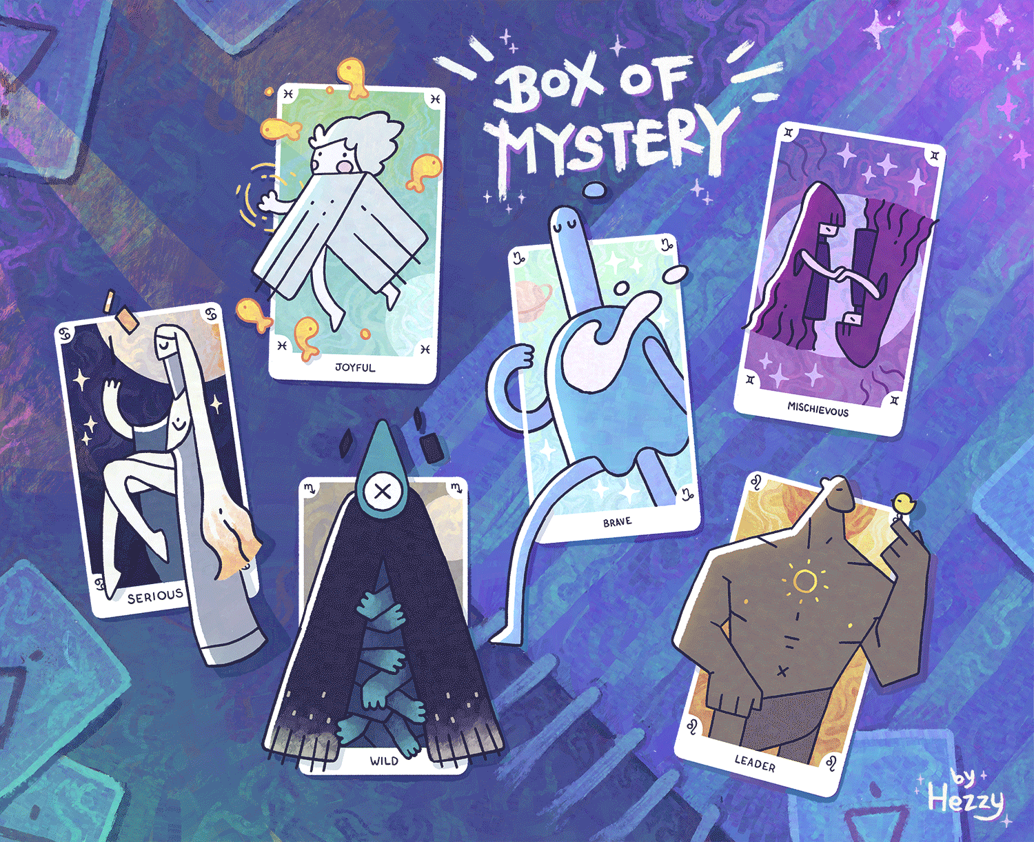 ArtStation - Box of Mystery - Tarot Cards