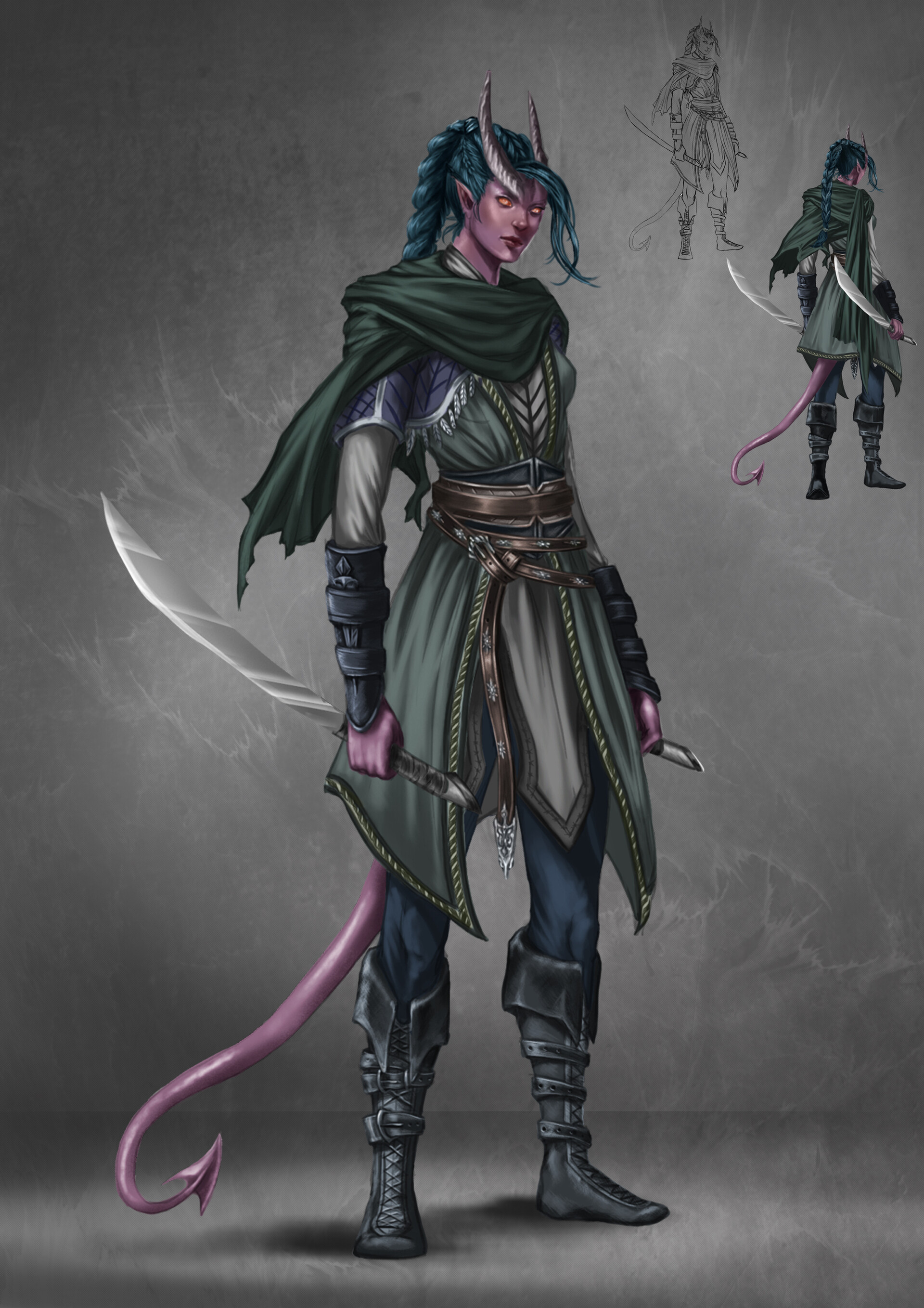 ArtStation - Tiefling Rogue