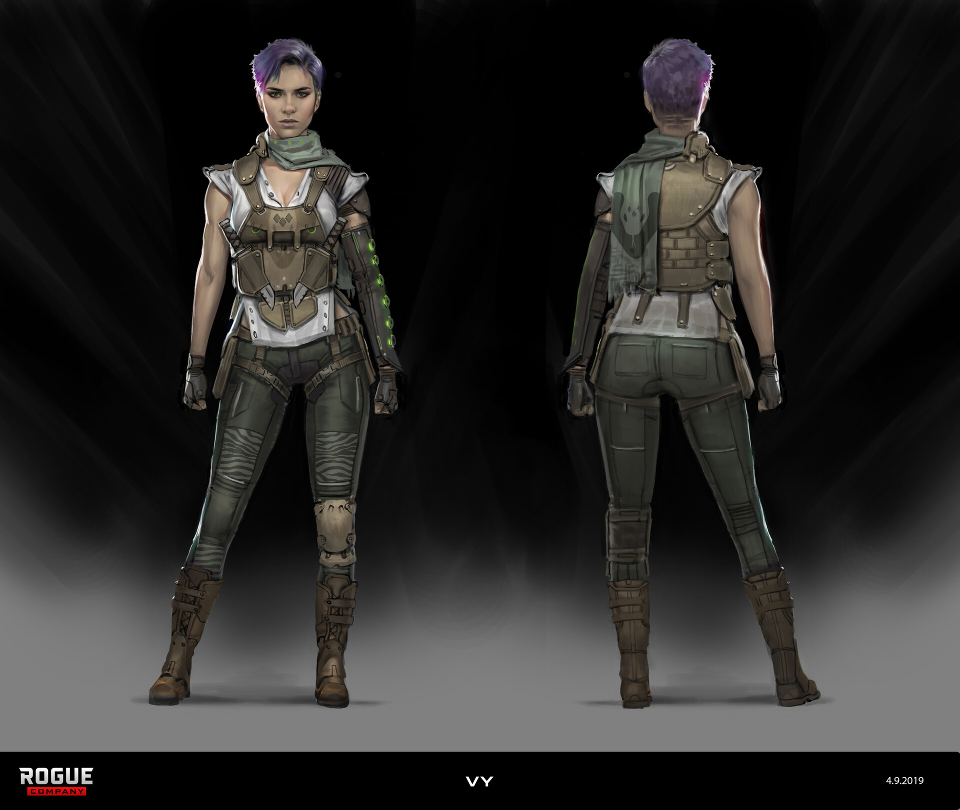 Dave keenan rogue company character design