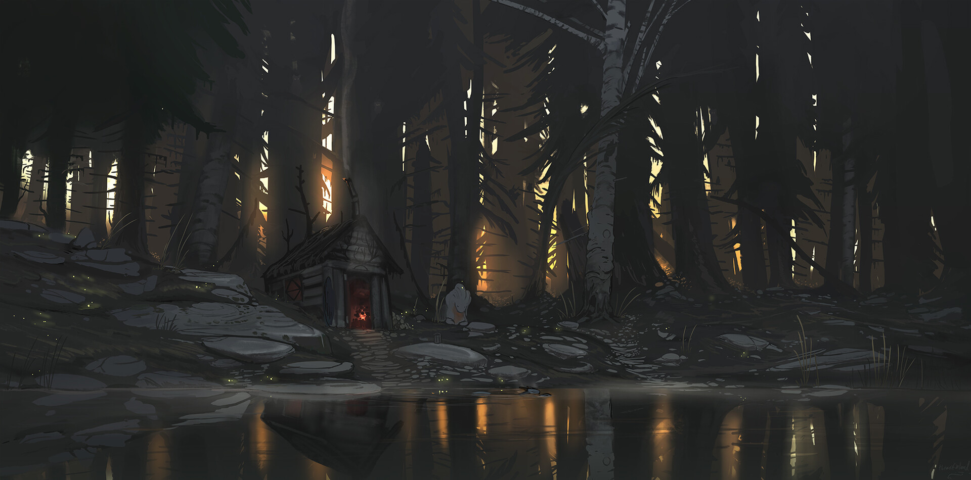 Evening Sauna by Timi Honkanen : r/ImaginaryDwellings