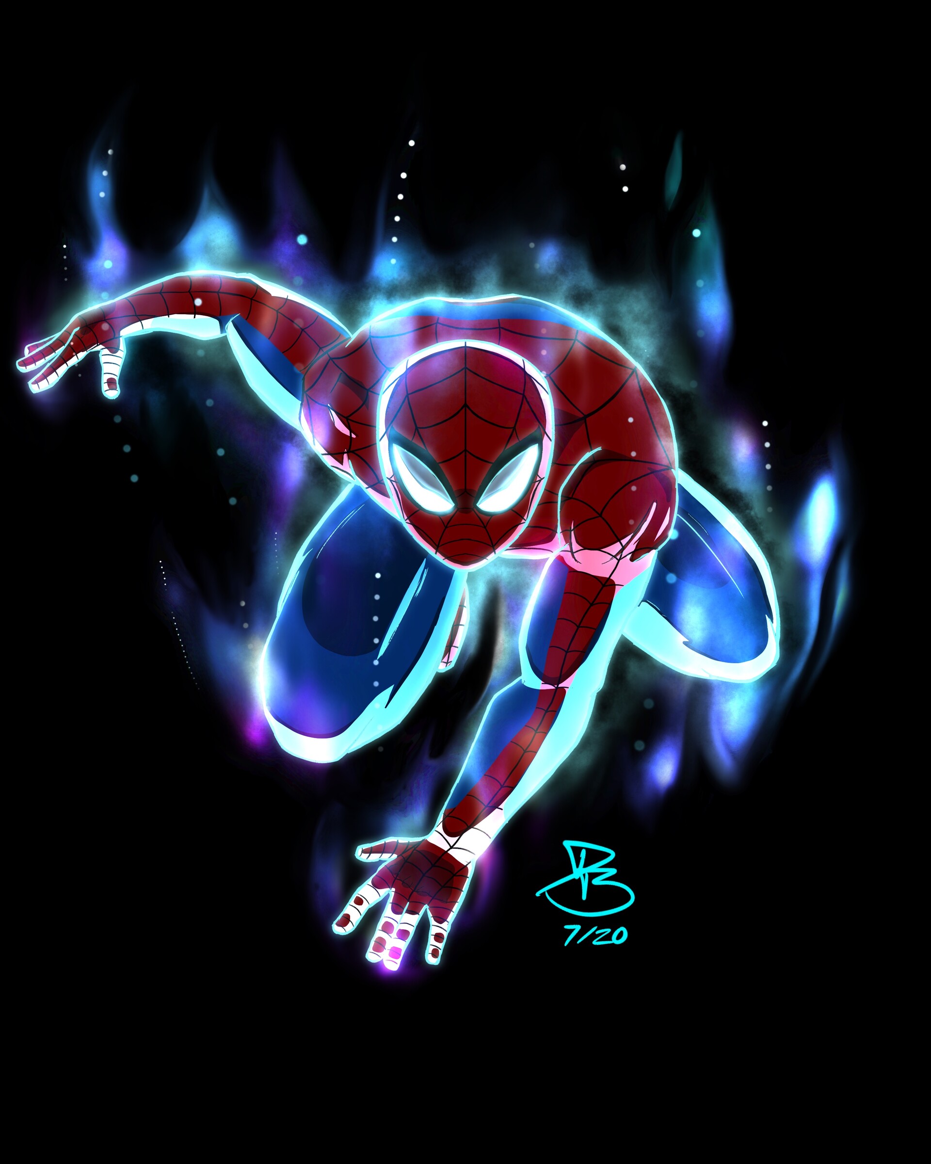 Arts By Dre - Ultra Instinct Spider-Man