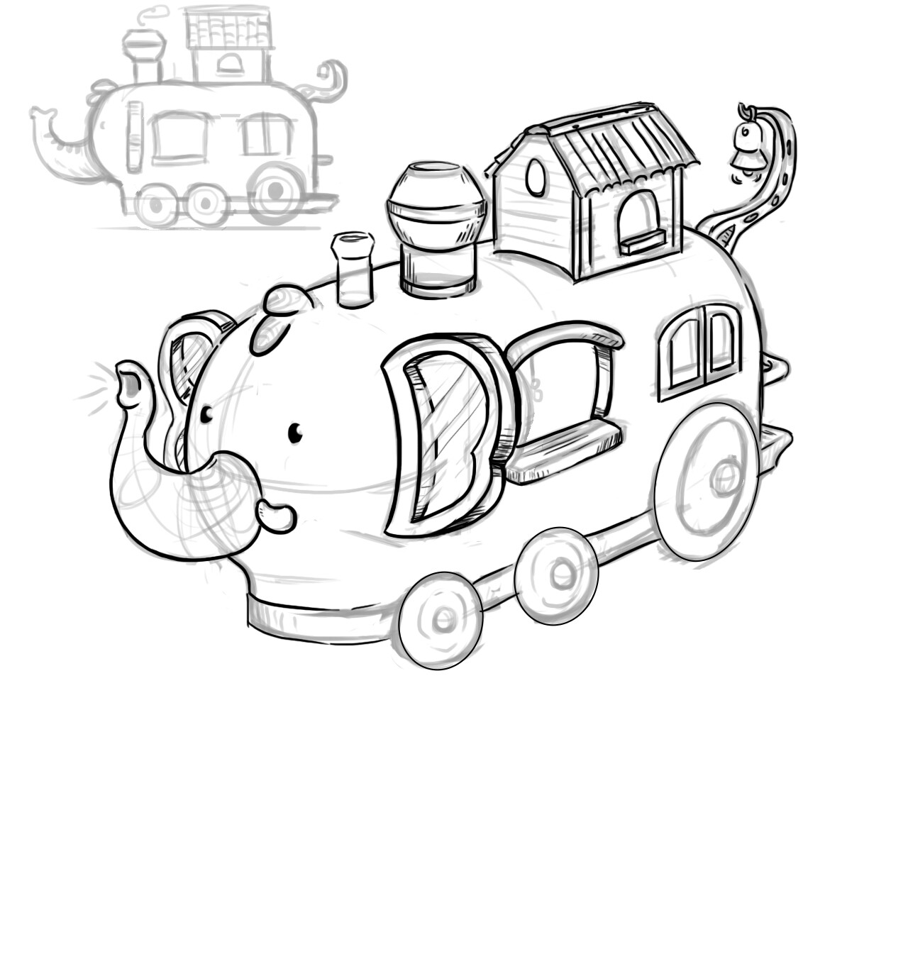 Tania Munoa Ololo Bebe Train Concept And Final Design Tania Munoa Ololo Bebe Train Concept And Final Design