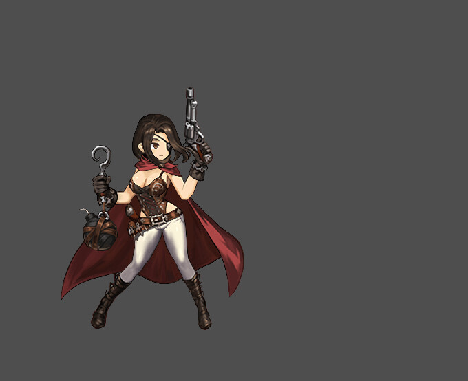 ArtStation - (일부 드로잉) 폭시 인게임 애니메이션(spien 2D)