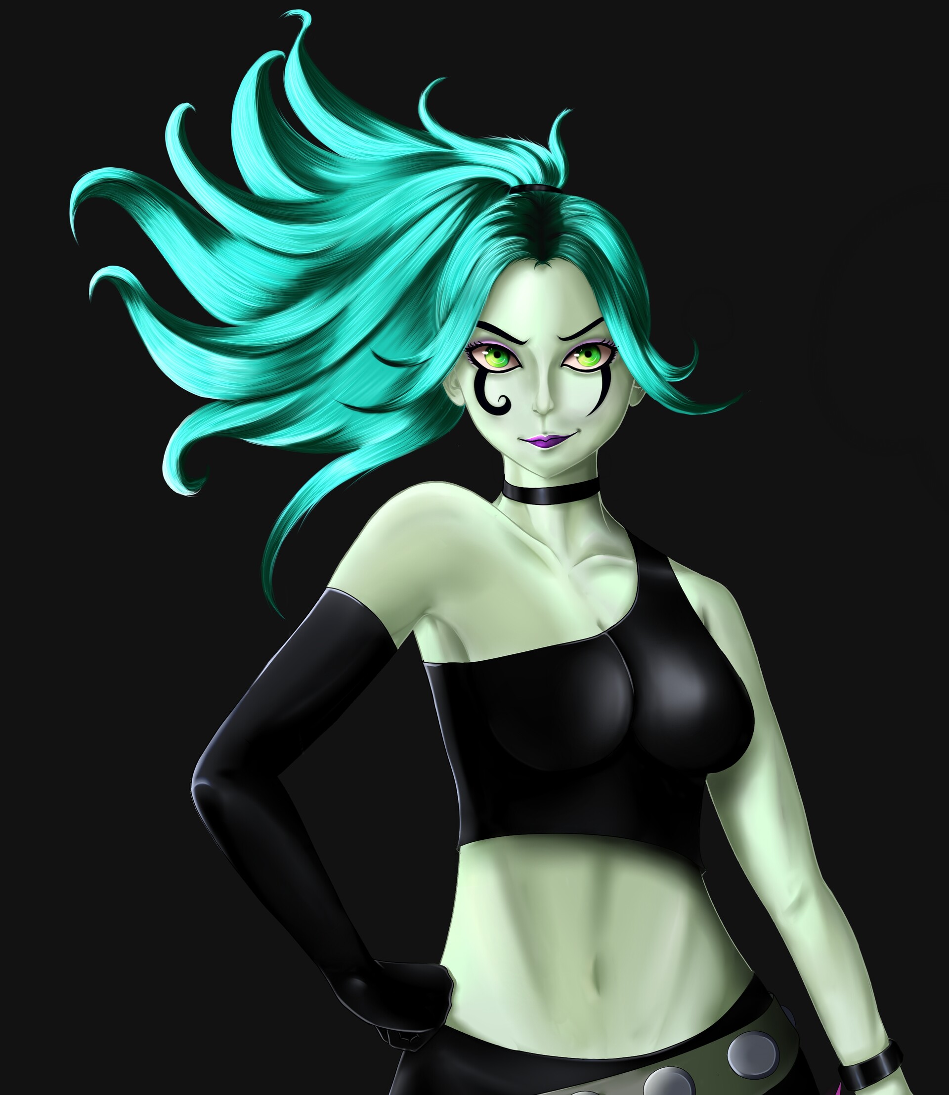 Artstation Ember Mclain Daphnie Montecino Custom ember mclain doll  danny phantom art doll . ember mclain daphnie montecino