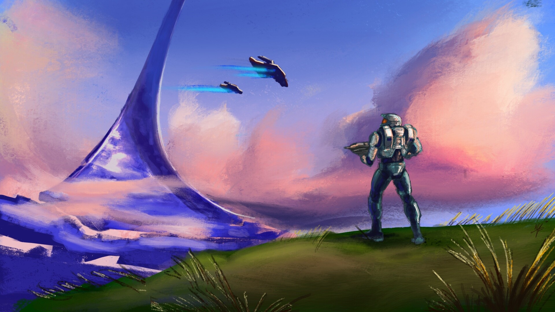 Halo ring art on sale