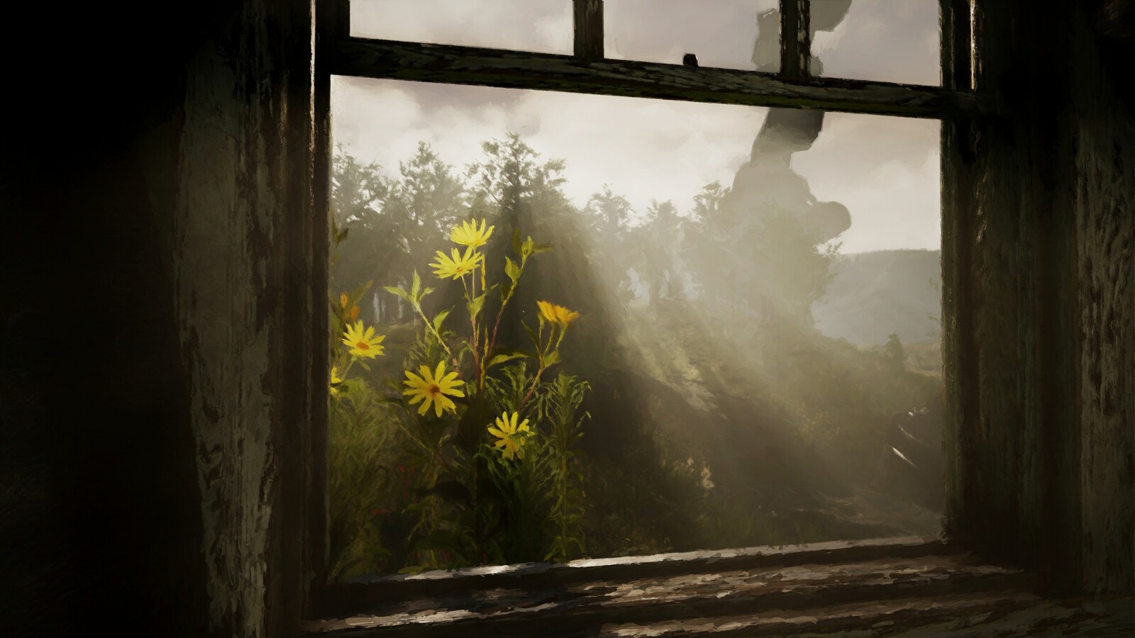 Old House Window