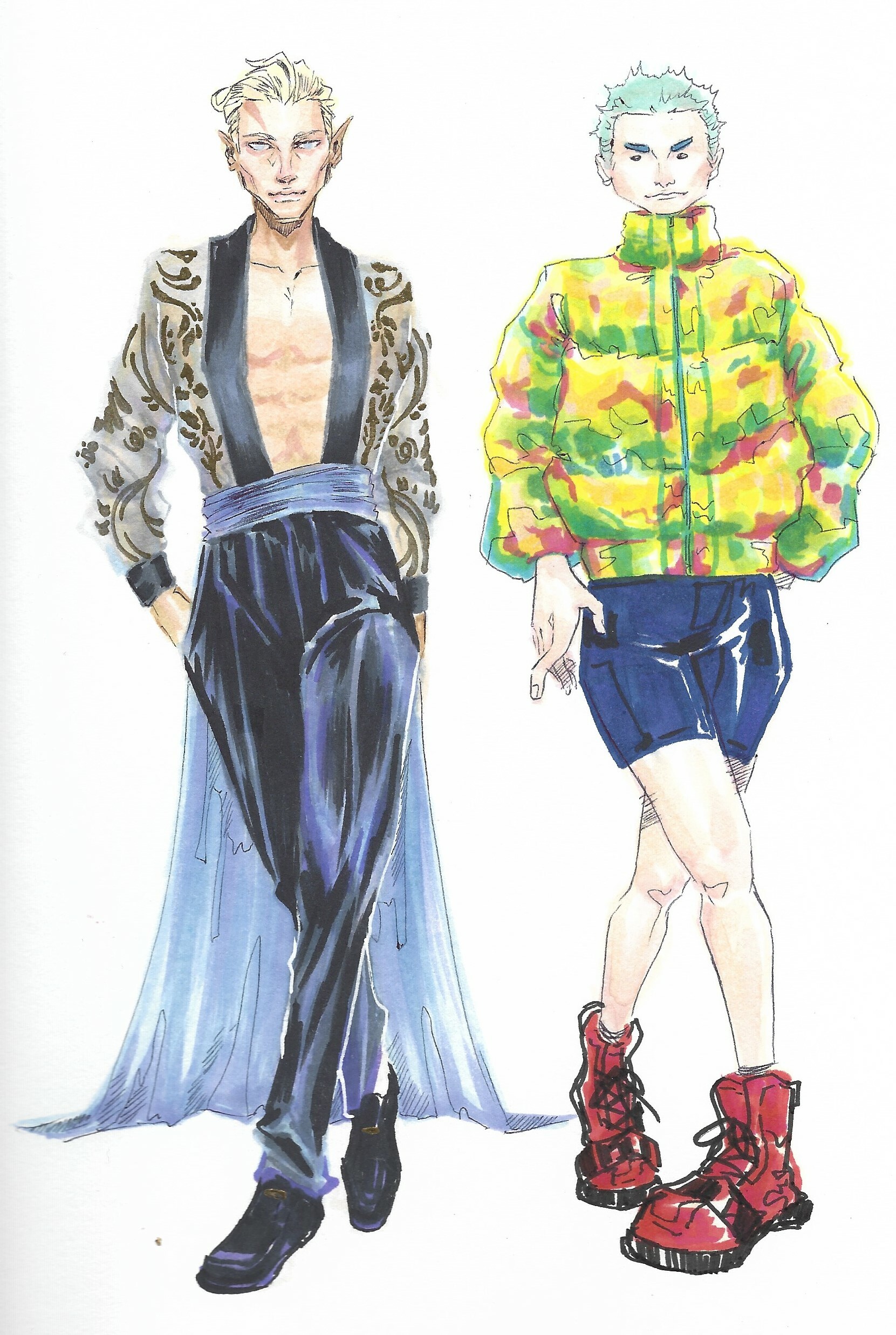 Andrea Salonga - Fashion Sketches 171