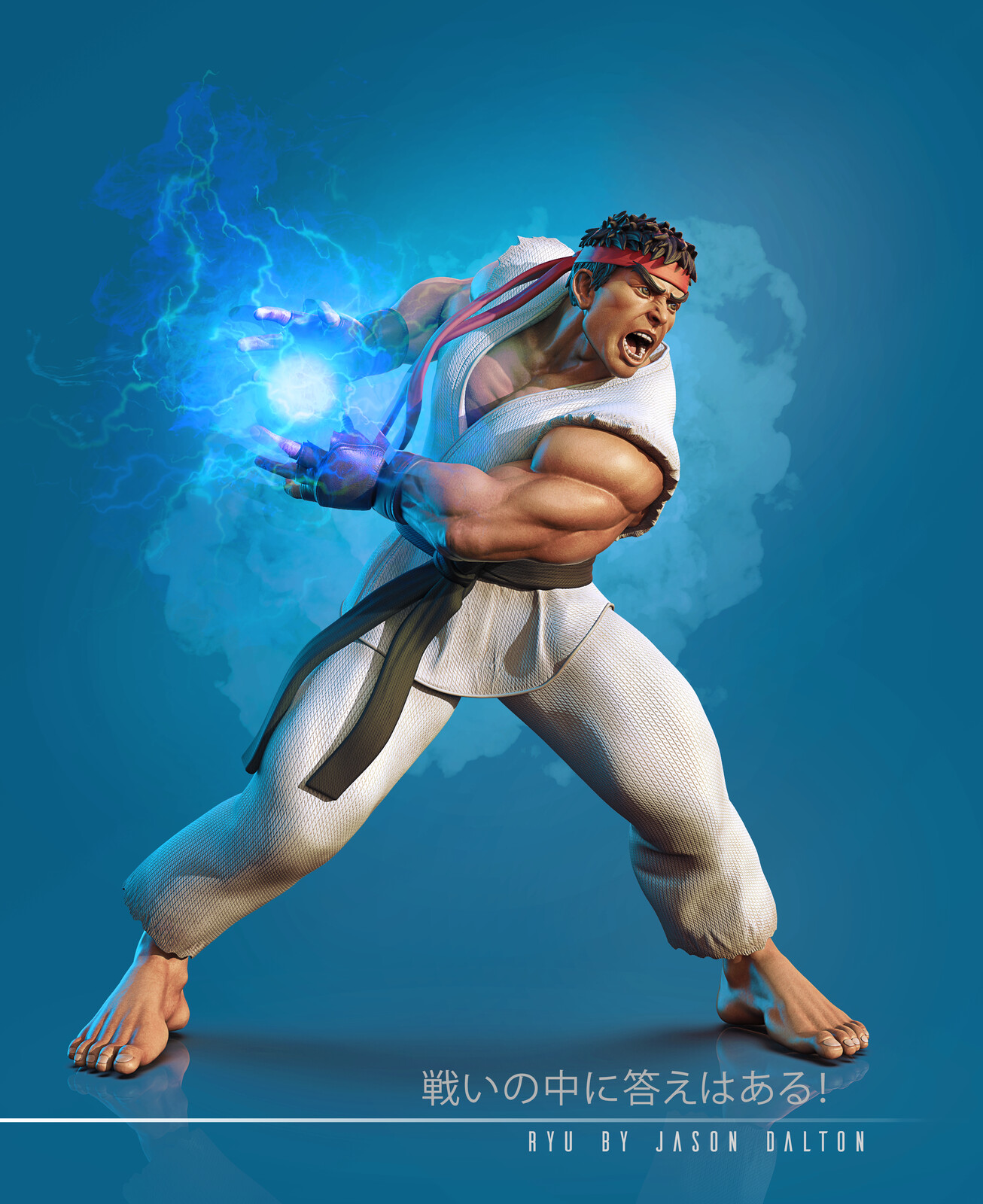 Ryu - Street Fighter for 3D Print