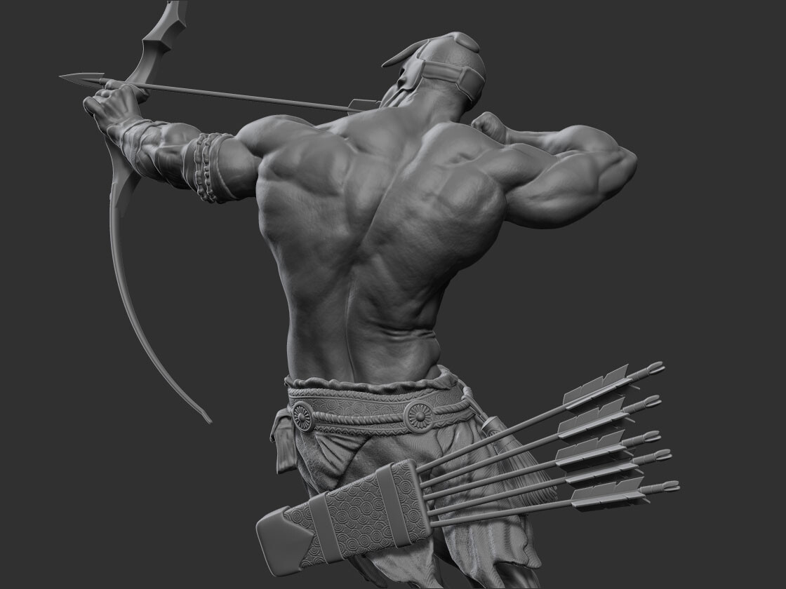 Mihai Daranga the archer 3d print