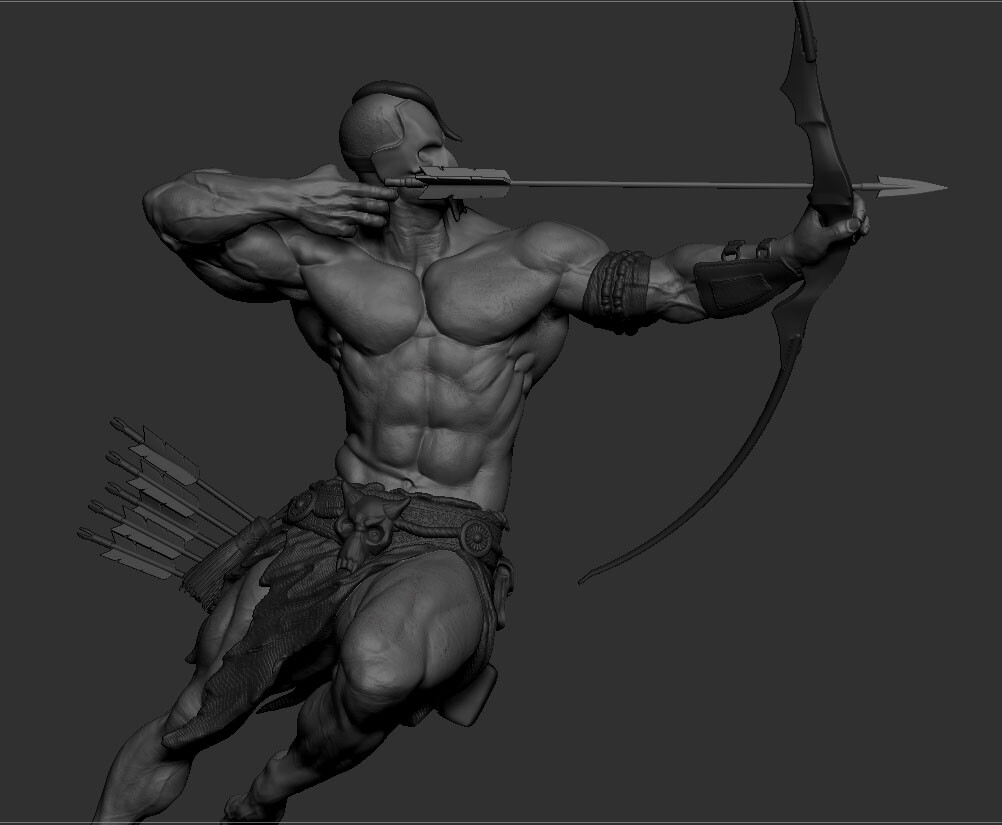 Mihai Daranga - the archer 3d print