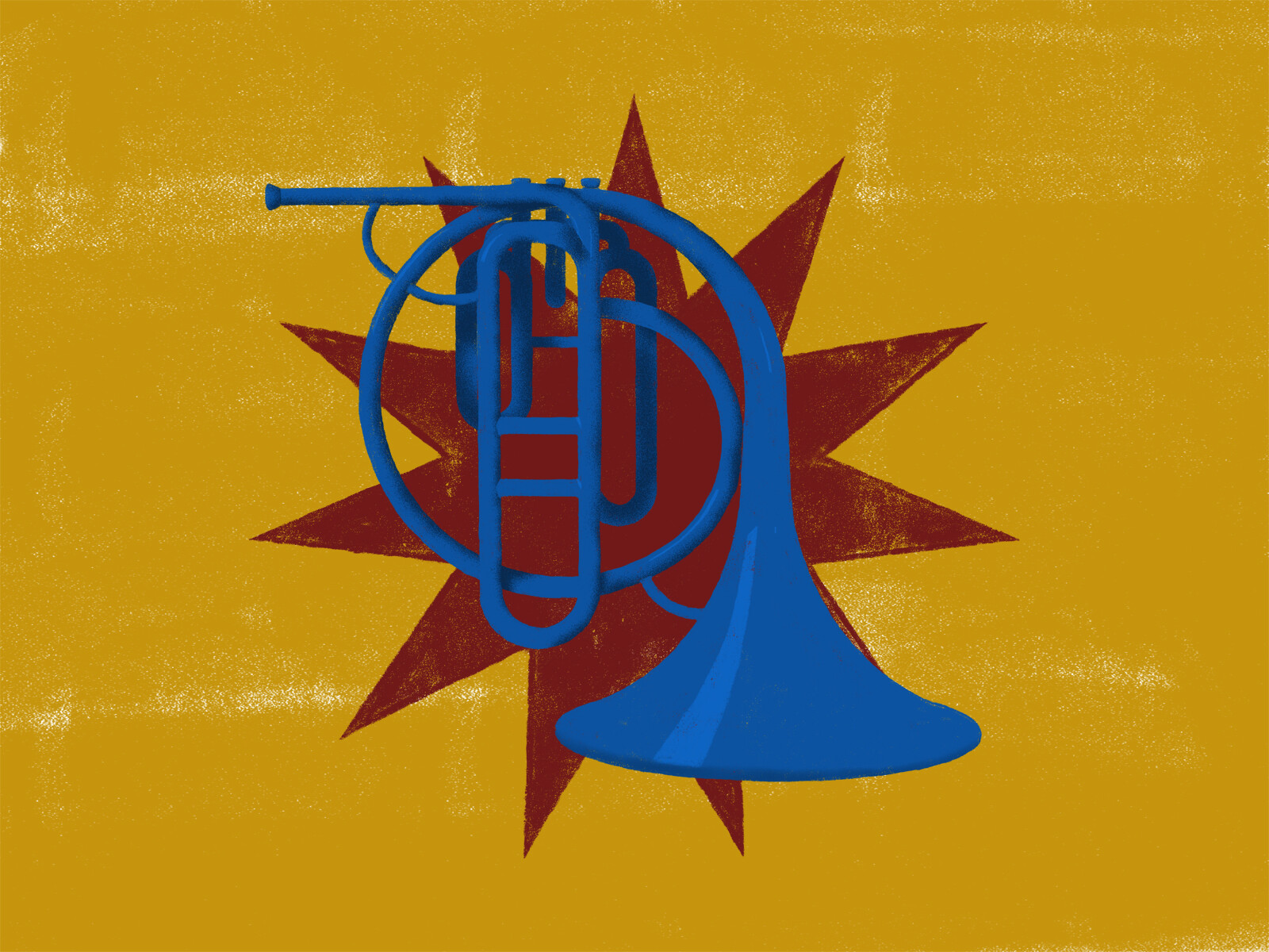 blue french horn amanda ishibashi