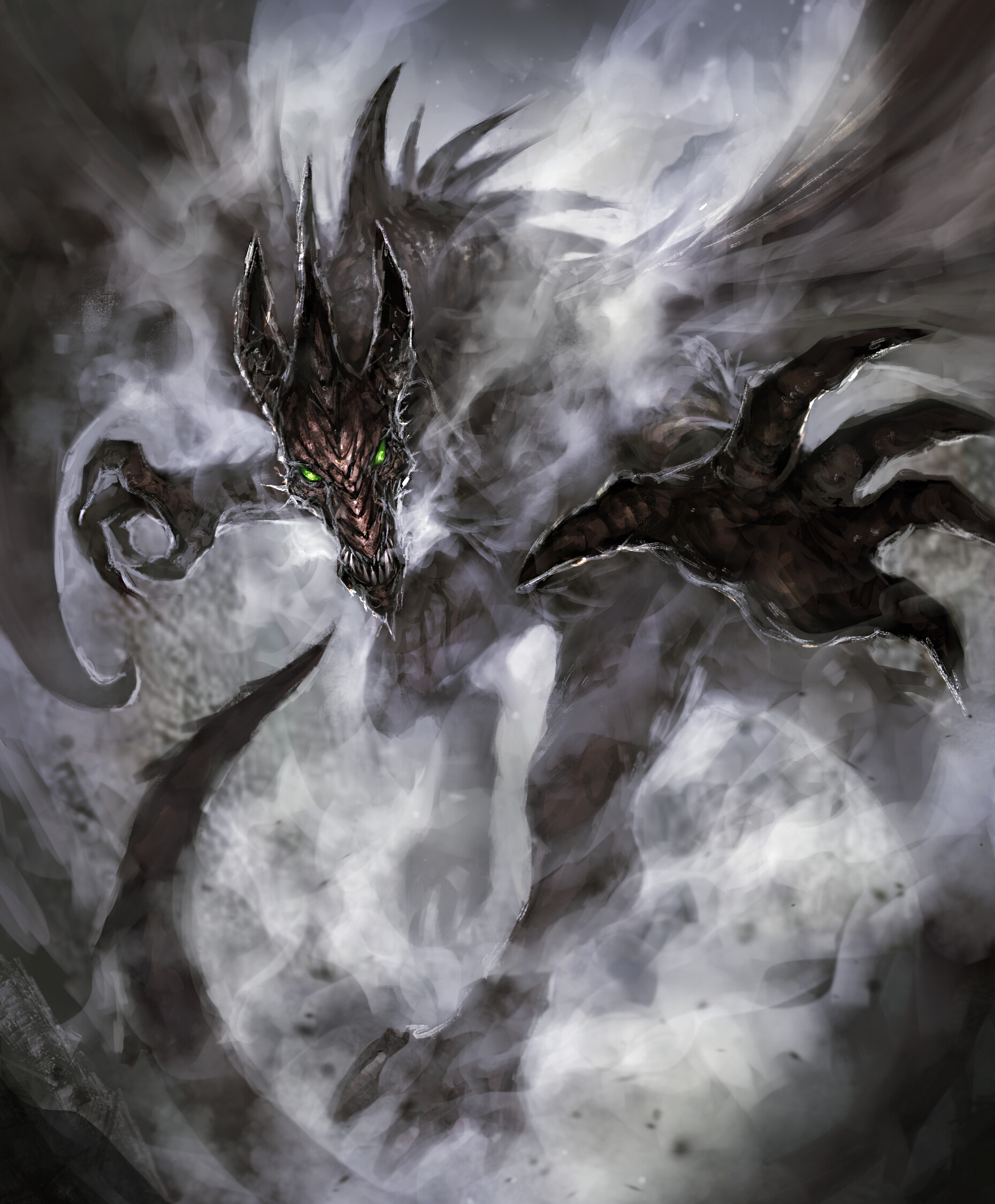 Artstation mist dragon arcane gladiator tcg
