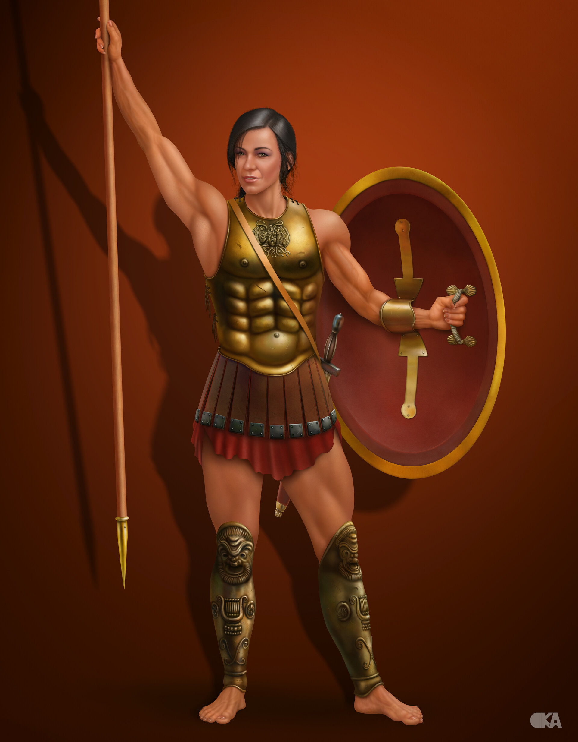 ArtStation - Cindy Landolt Hoplite