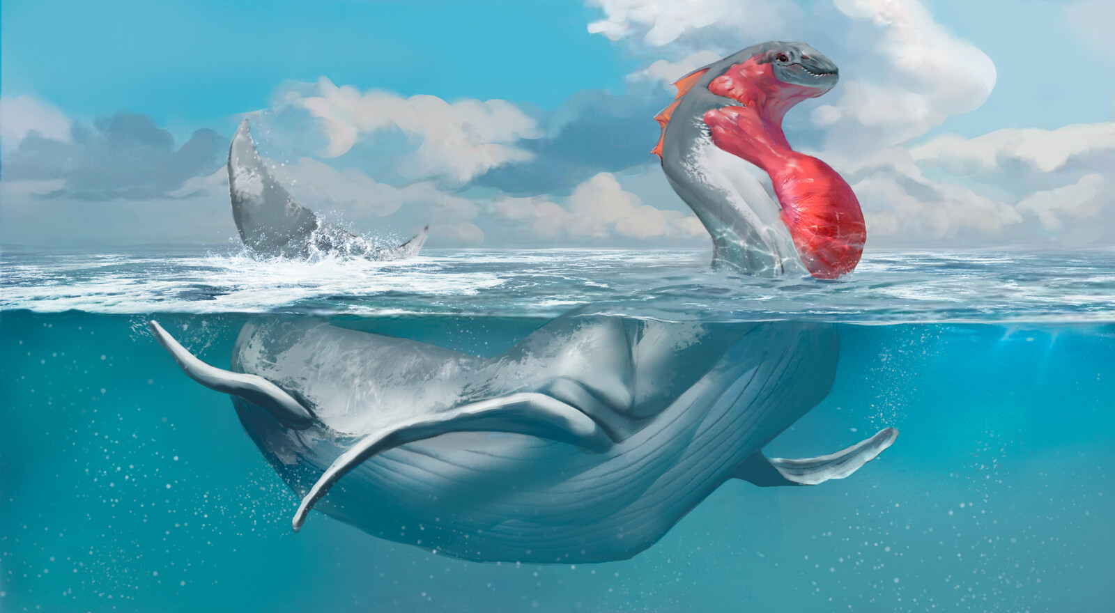 Aquatic dragon