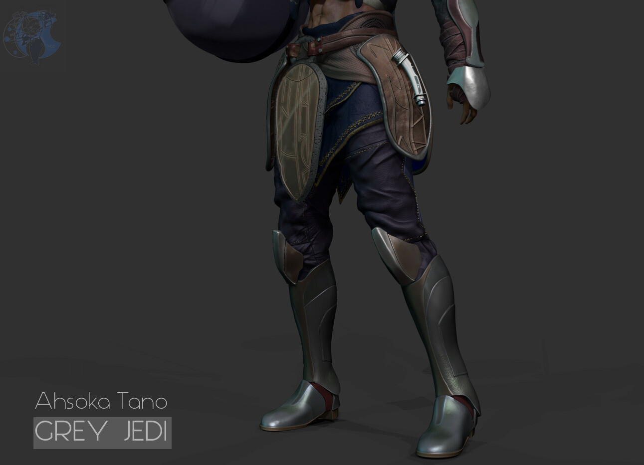 Artstation Ashoka Tano Grey Jedi Obi Moz