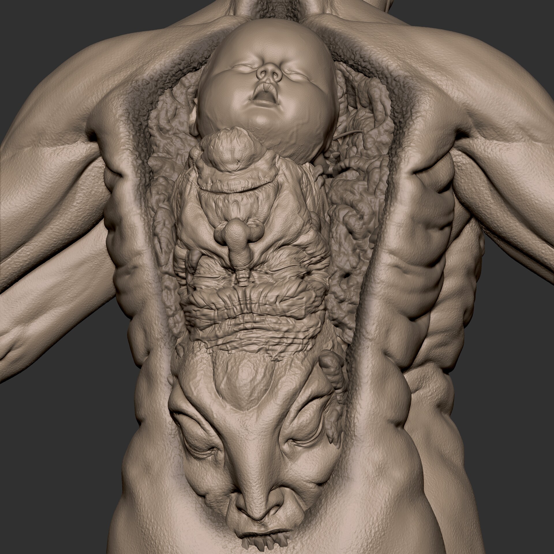 Artstation Gantz God Aliens Z E S A R G A R C I A