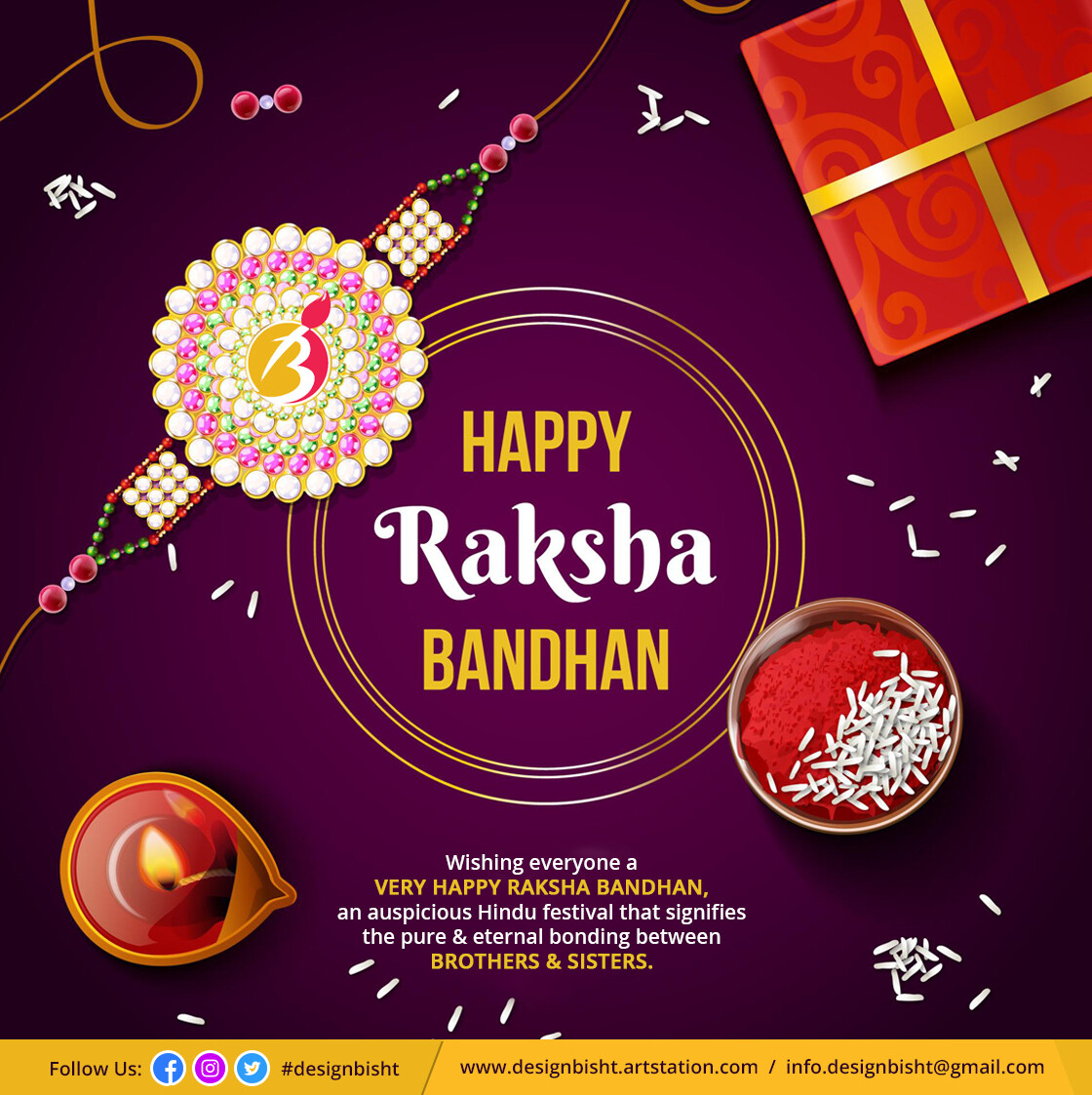 Design Bisht - Happy Raksha Bandhan