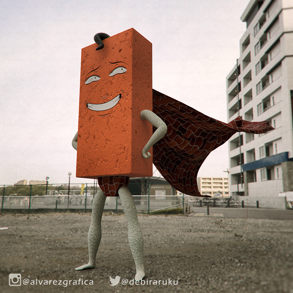 Brick Superhero