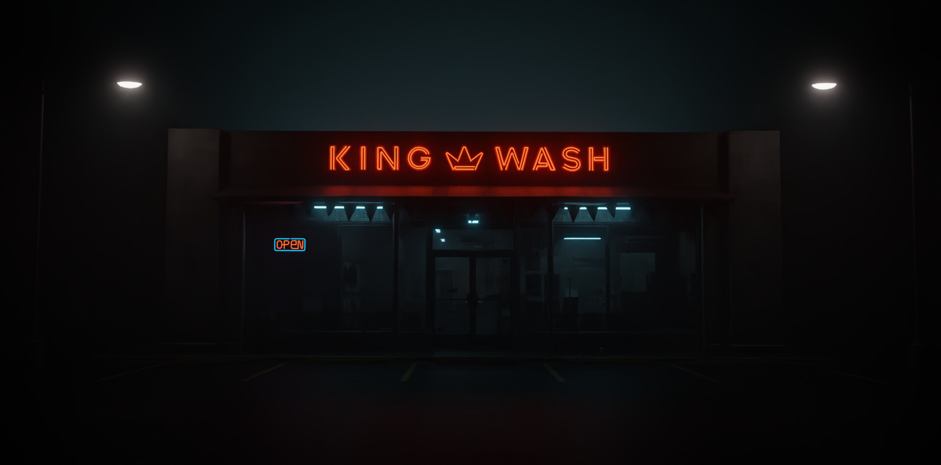 ArtStation - King Wash Laundromat- Blender