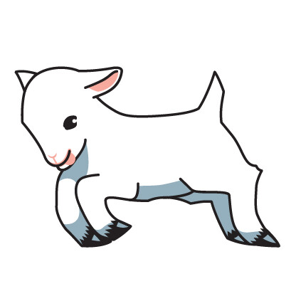HoeChi Tam - Tessellation Art - Baby Goat