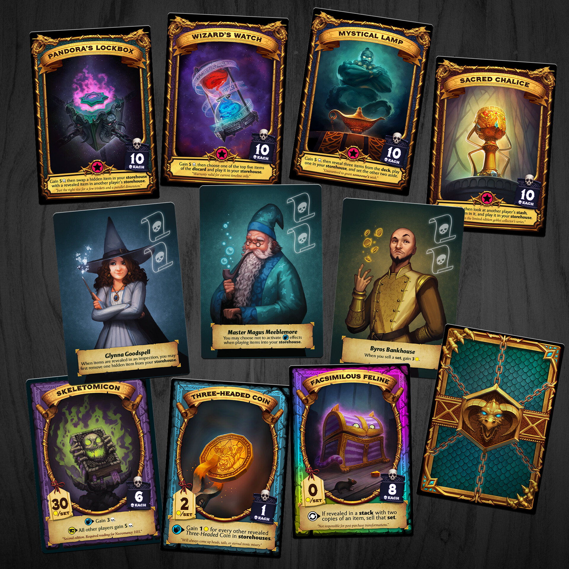 ArtStation - Arcane Alley Card Designs