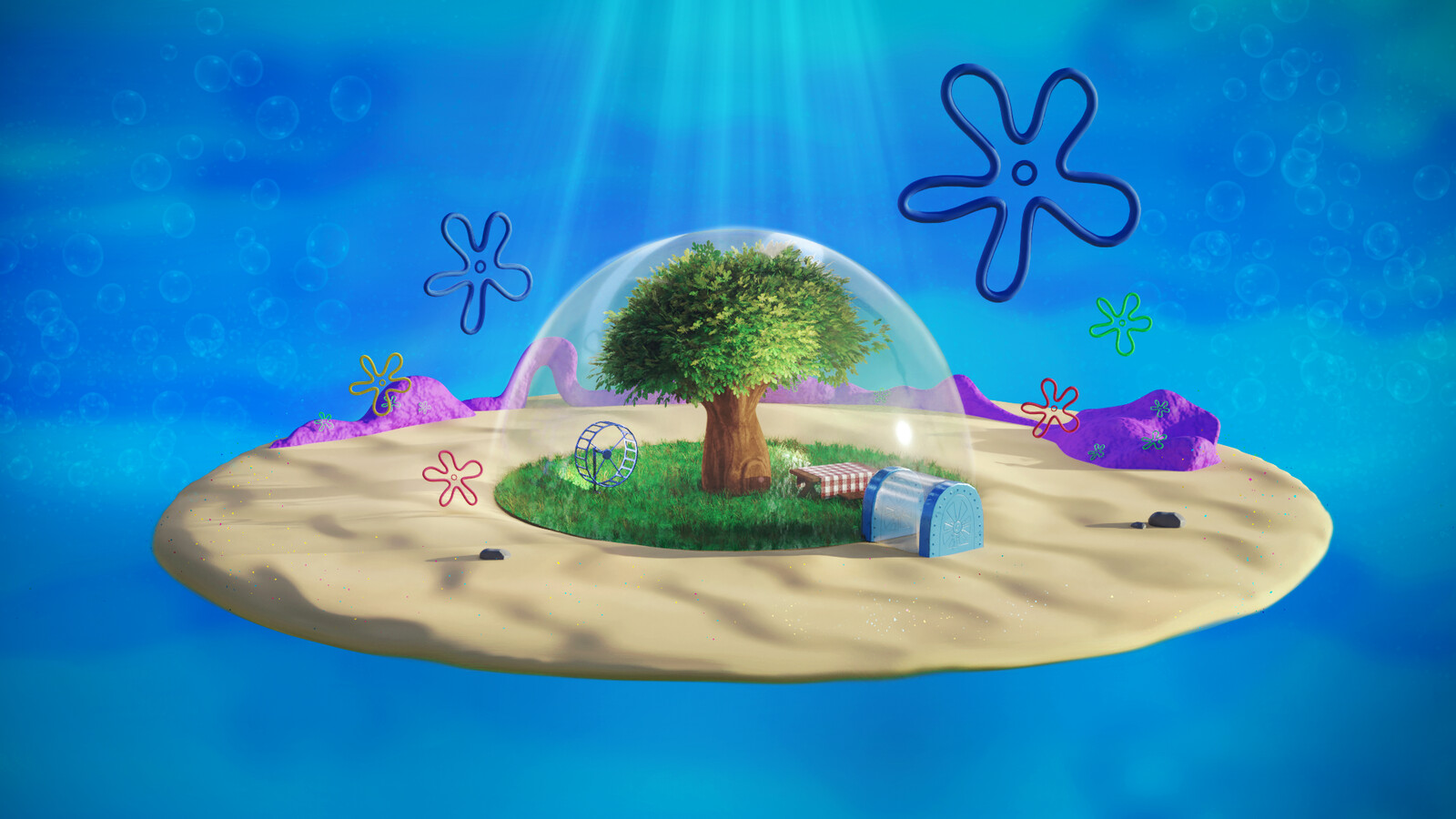 Nati Dias SpongeBob Sandy's treedome