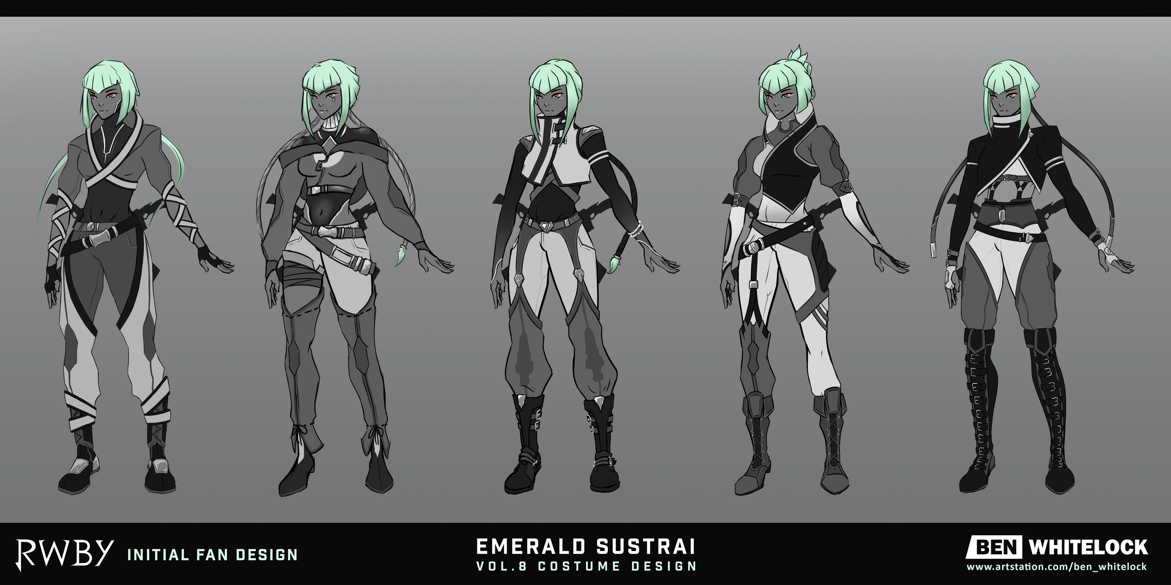 rwby emerald figure