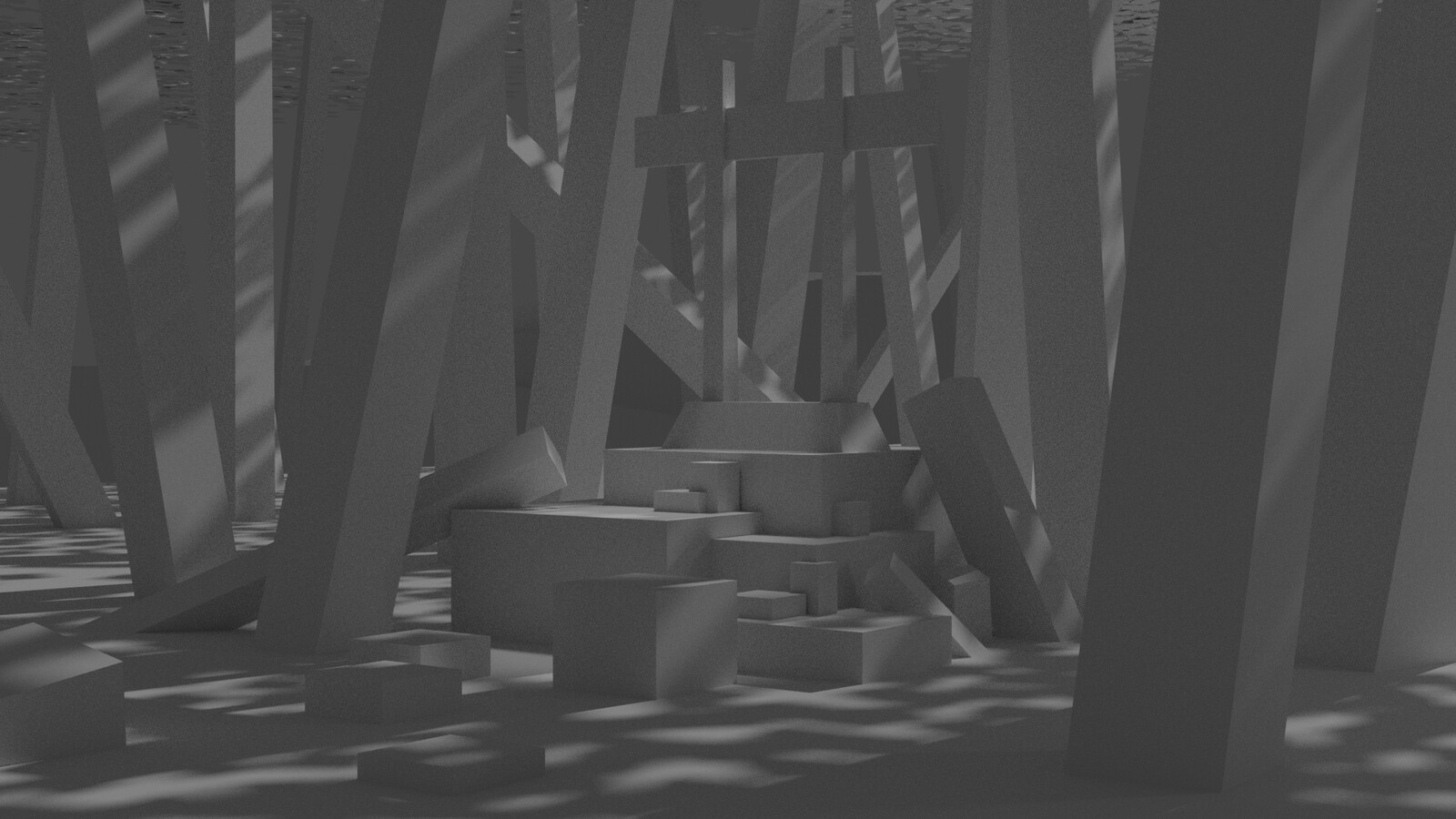 3D blockout in Blender