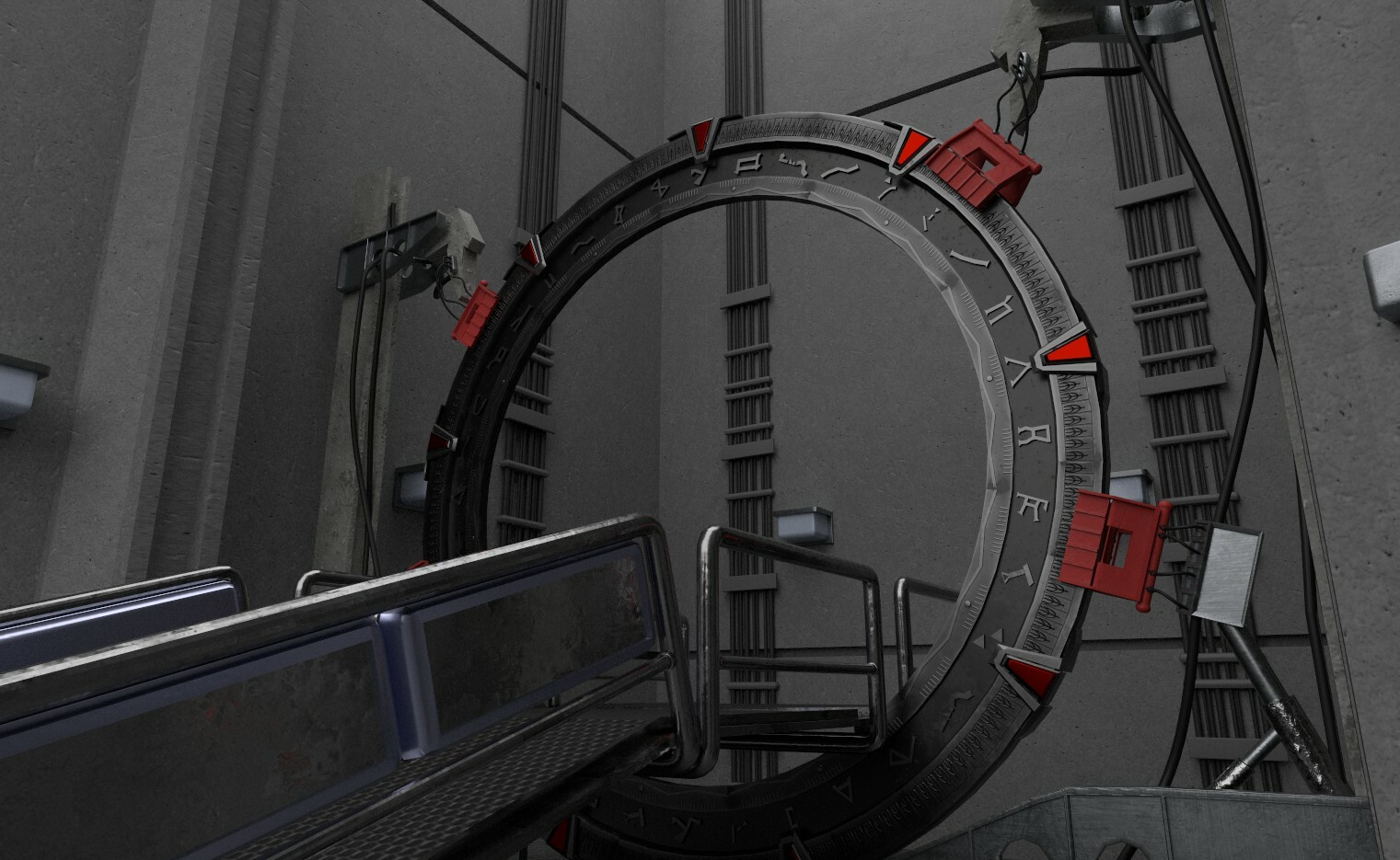 ArtStation Stargate SG1 Gateroom