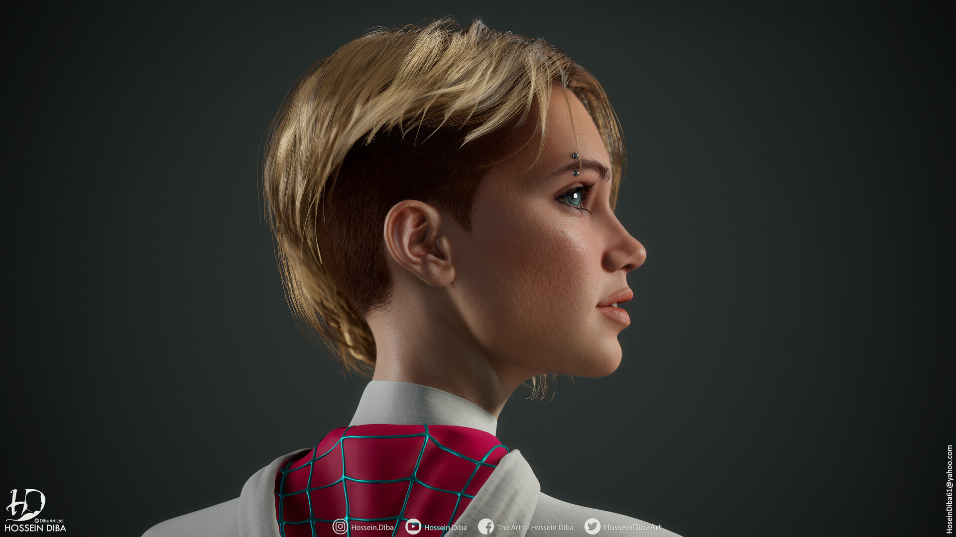 ArtStation - 3D Model of Gwen Stacy (Real Time)