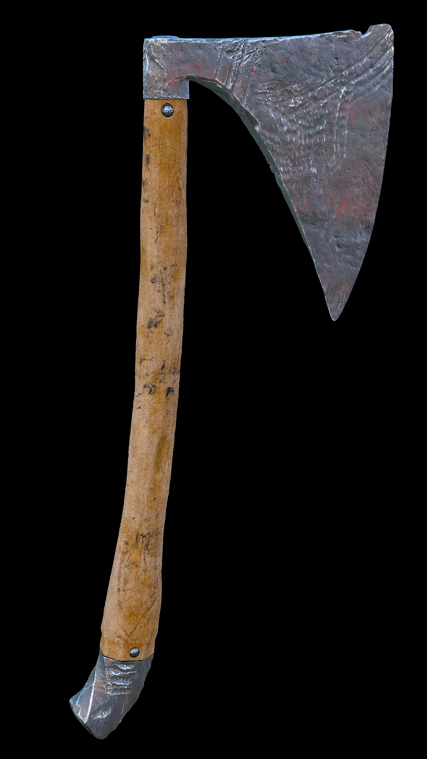 ArtStation Old Damaged Battle Axe
