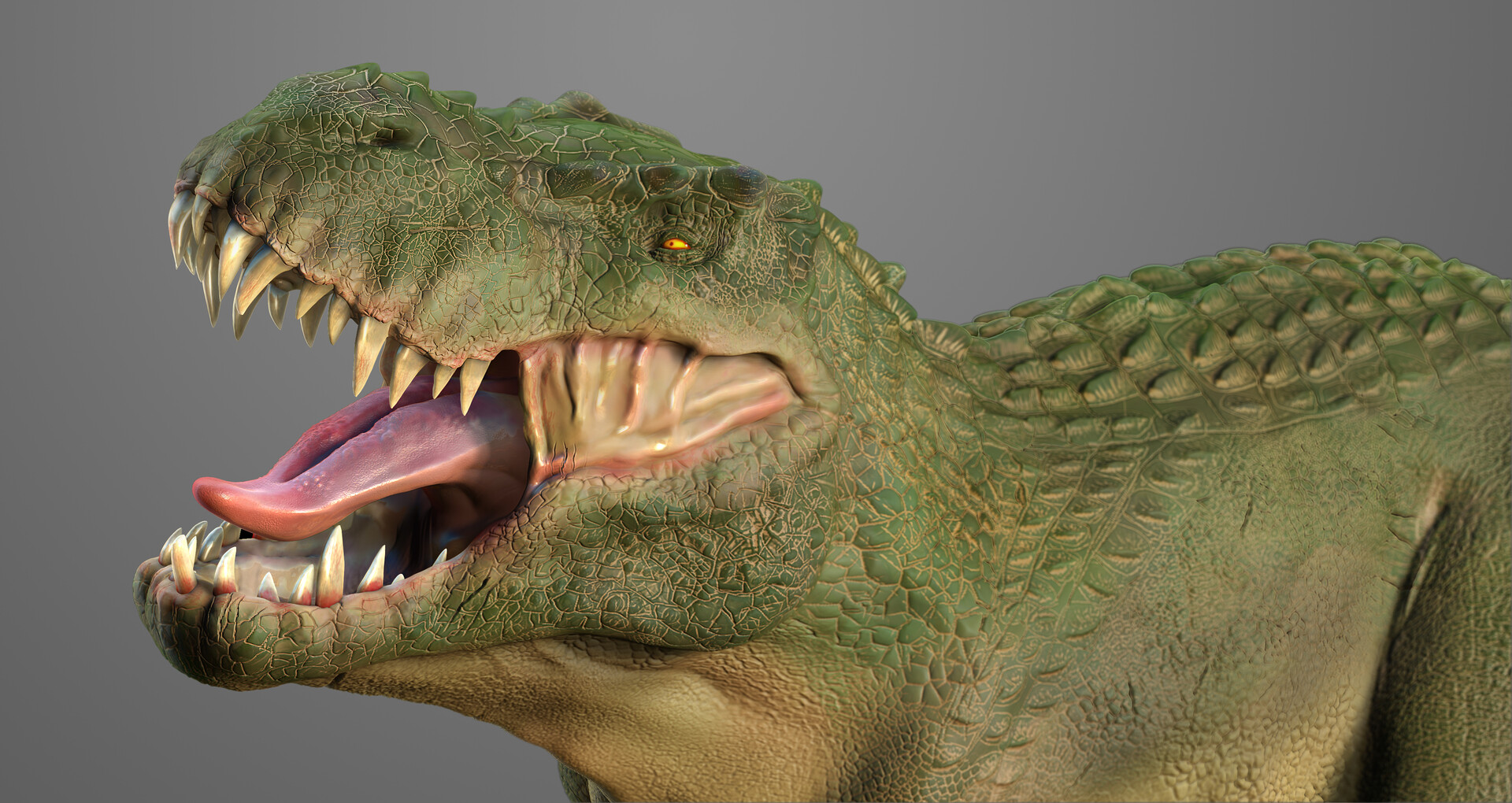 ArtStation - Creature Design - Concept T-rex Dinosaur