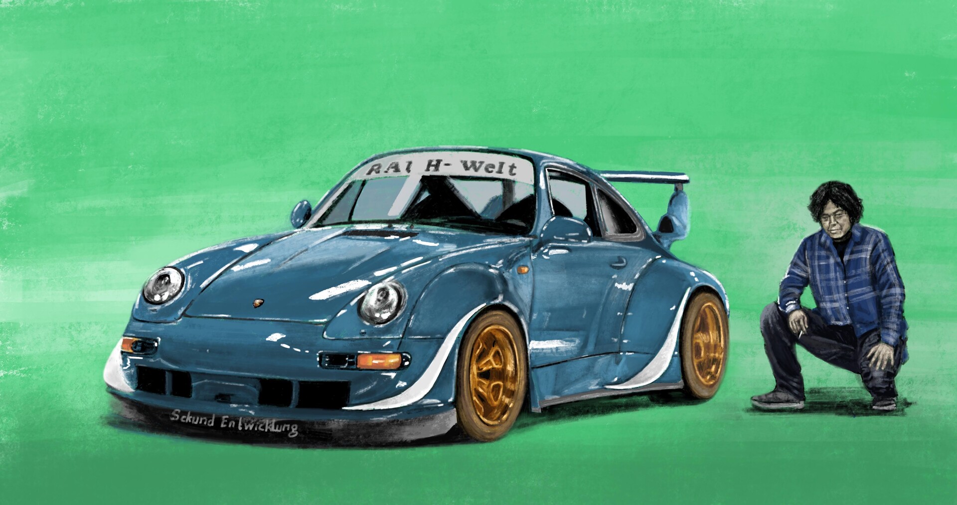 Cars RAUHWelt Begriff Porsche 911 by Akira Nakai seen in Japan [OC
