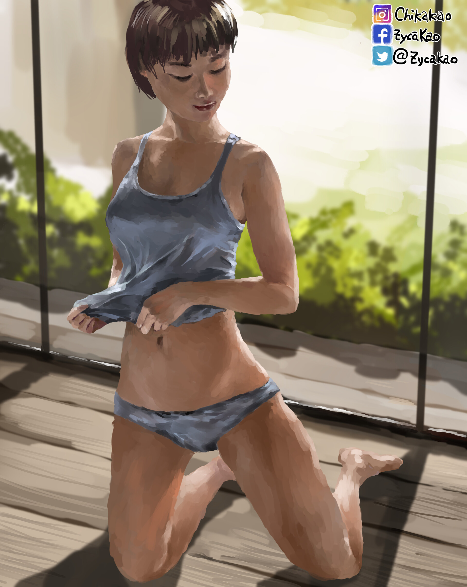 Artstation 0804 涼み台 Zyca Kao Artstation 0804 涼み台 Zyca Kao