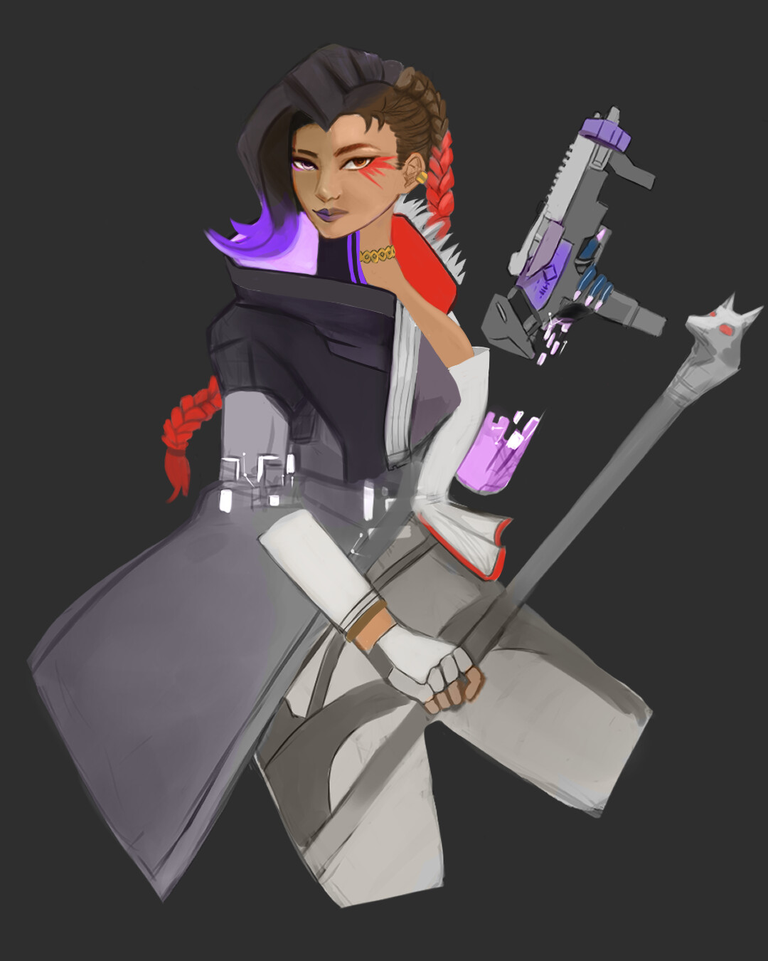 Artstation Sombra Loba Hybrid Study Shailey Brown Her father surprised her with a small statue of a wolf. sombra loba hybrid study shailey brown