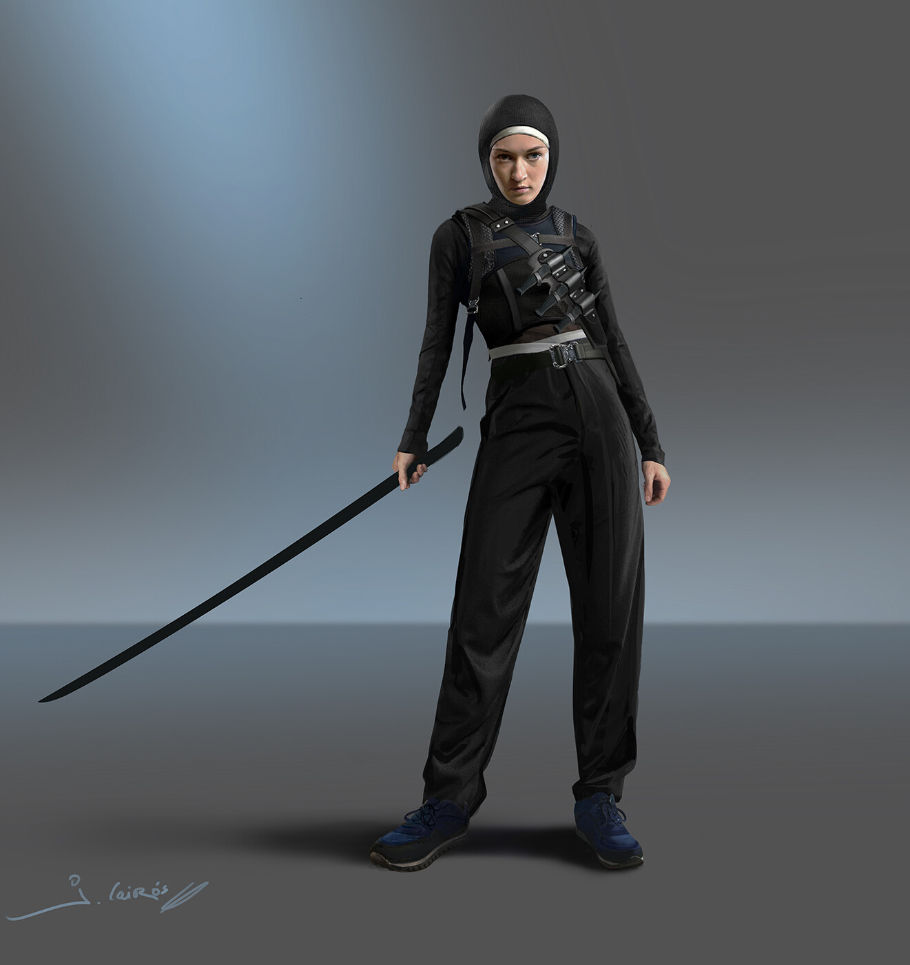 Joshua Cairos - Warrior Nun costume design