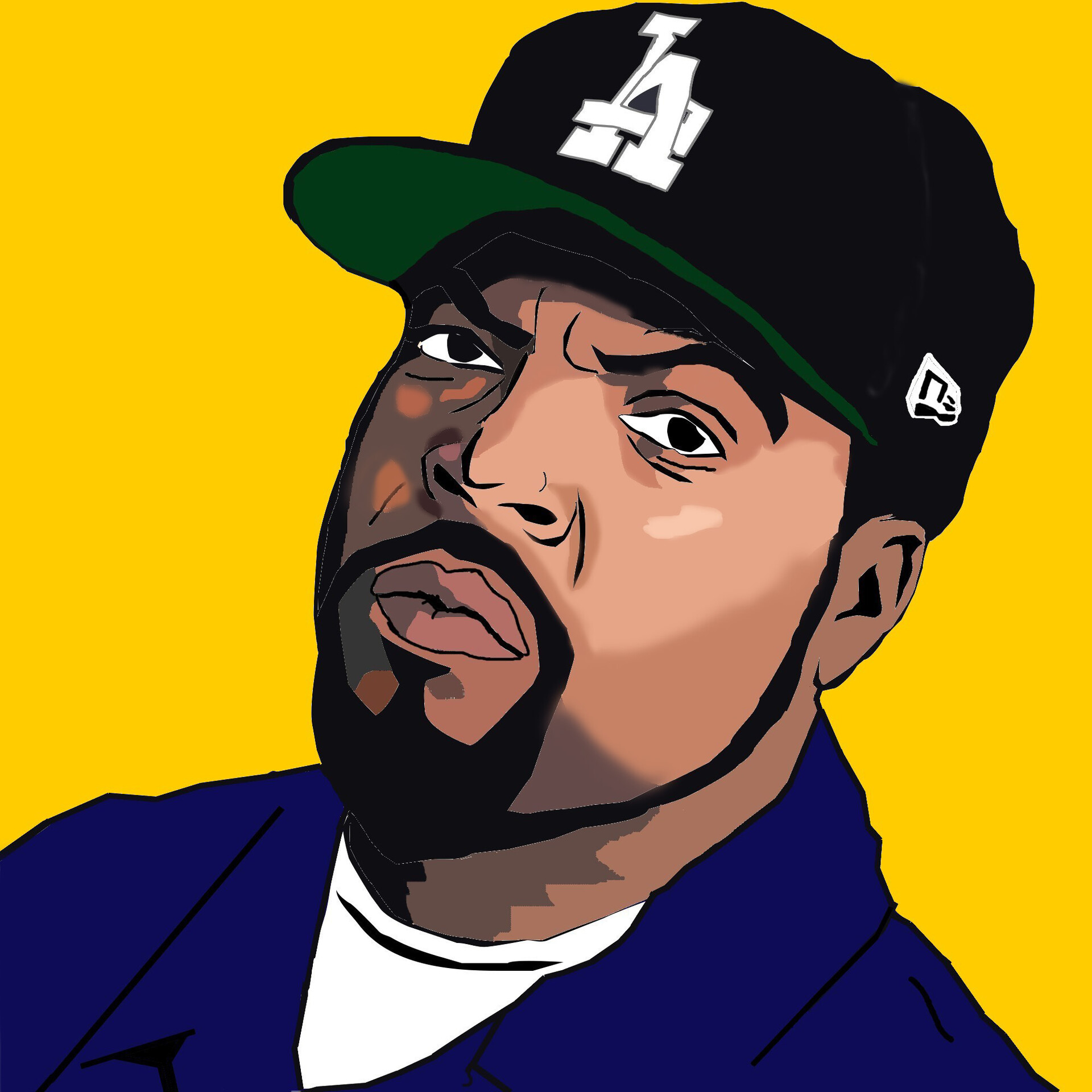 ArtStation - Ilustração Digital - Ice Cube
