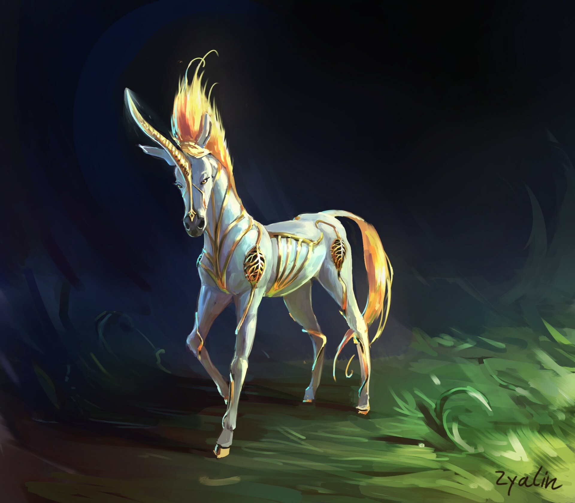 ArtStation Golden Unicorn